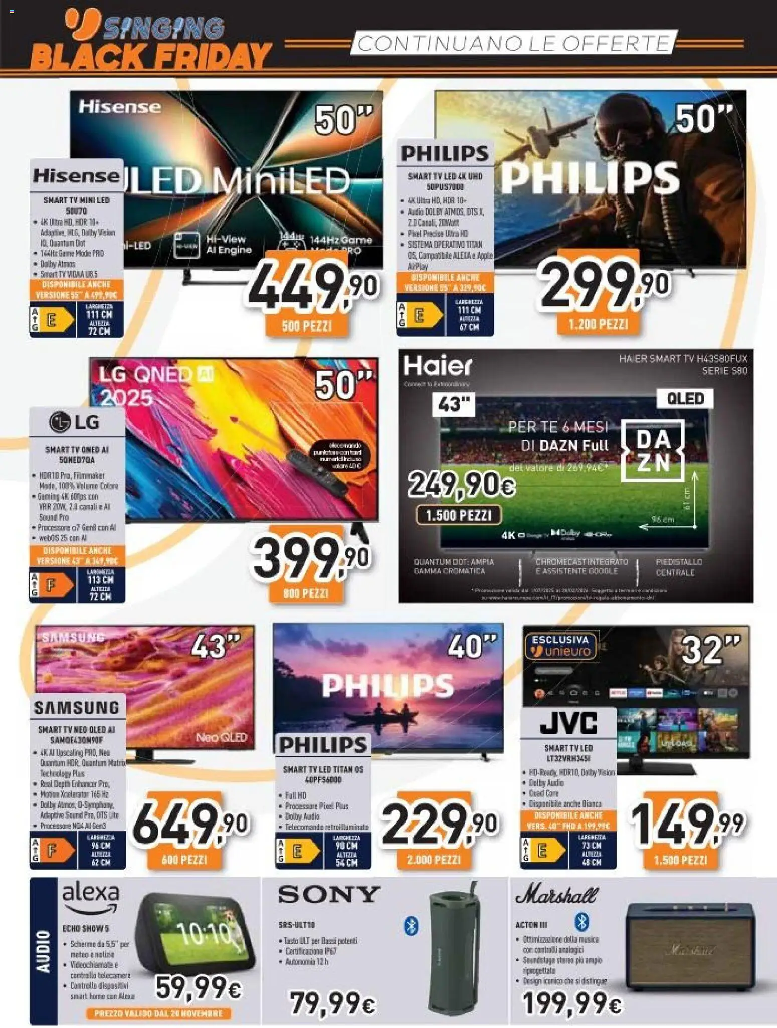 Volantino Unieuro del 19.11.2025 | Pagina: 14