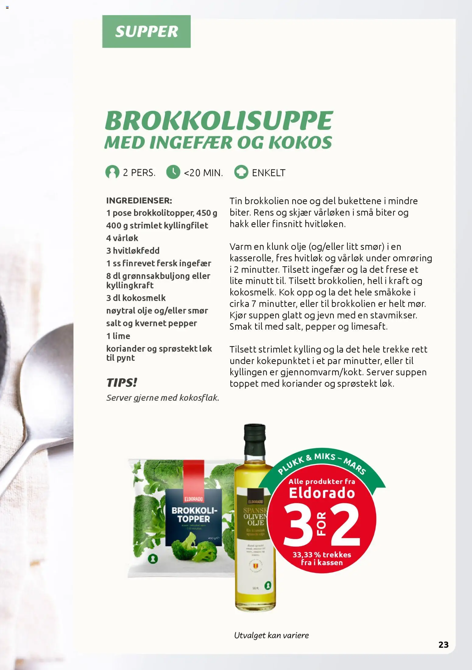 {H1} | Side: 23 | Produkter: Rjuha, Løk, Lime, Hvitløk