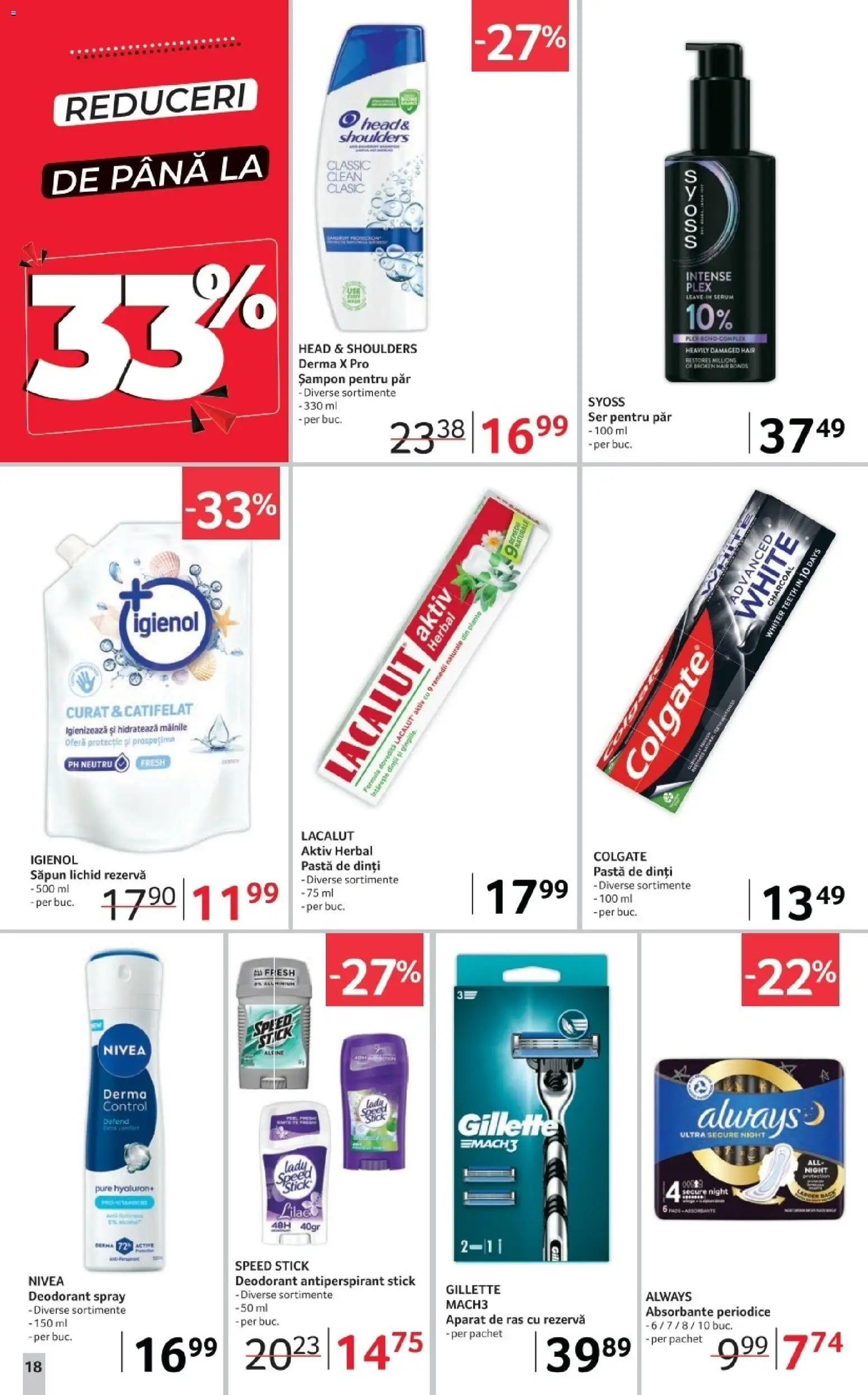 Noul catalog Selgros – valabil de la 28.11.2025 | Pagină: 18 | Produse: Serum, Șampon, Deodorant, Antiperspirant