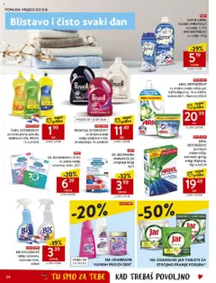 Konzum katalog | vrijedi od 27.08.2025 | Stranica: 28 | Proizvodi: Deterdžent, Jar, Ariel, Lenor