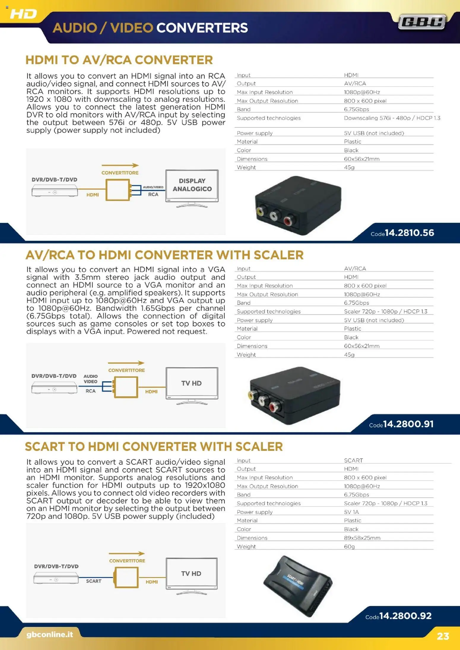Volantino GBC del 16.12.2025 | Pagina: 23 | Prodotti: Monitor, Top, TV, Audio