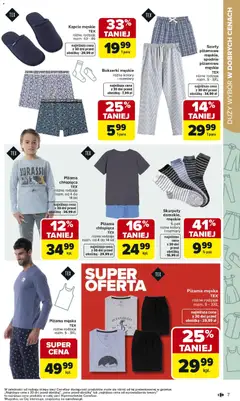 Pogląd oferty "Carrefour gazetka - Łap super okazje" - ważna od 02.03.2026 | Strona: 7 | Produkty: Szorty, Spodnie, Skarpety, Piżama