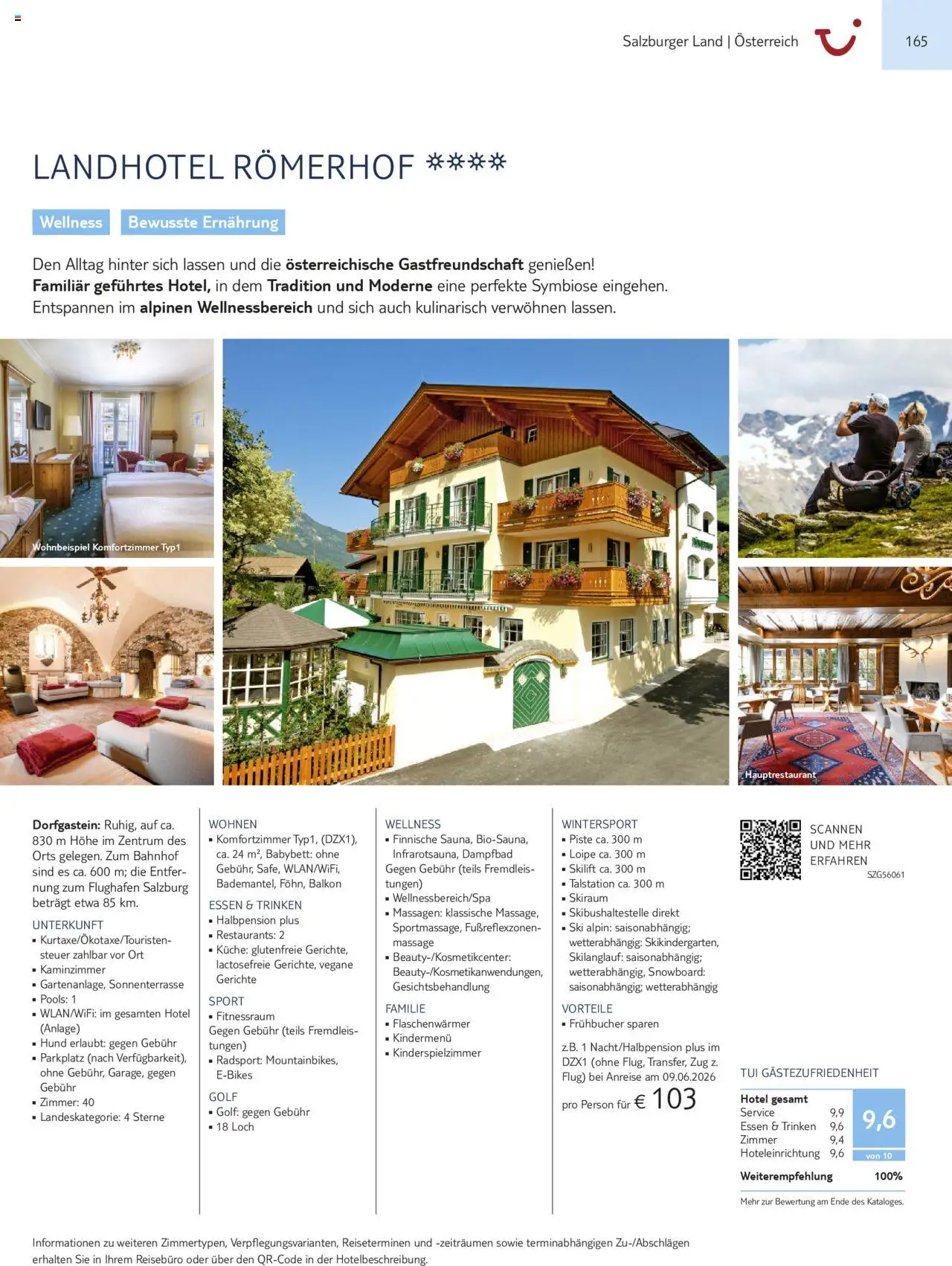 TUI Urlaub mit eigener Anreise 2025/26 – gültig ab 01.11.2025 | Seite: 165 | Produkte: Babybett, Küche, Ski, Snowboard
