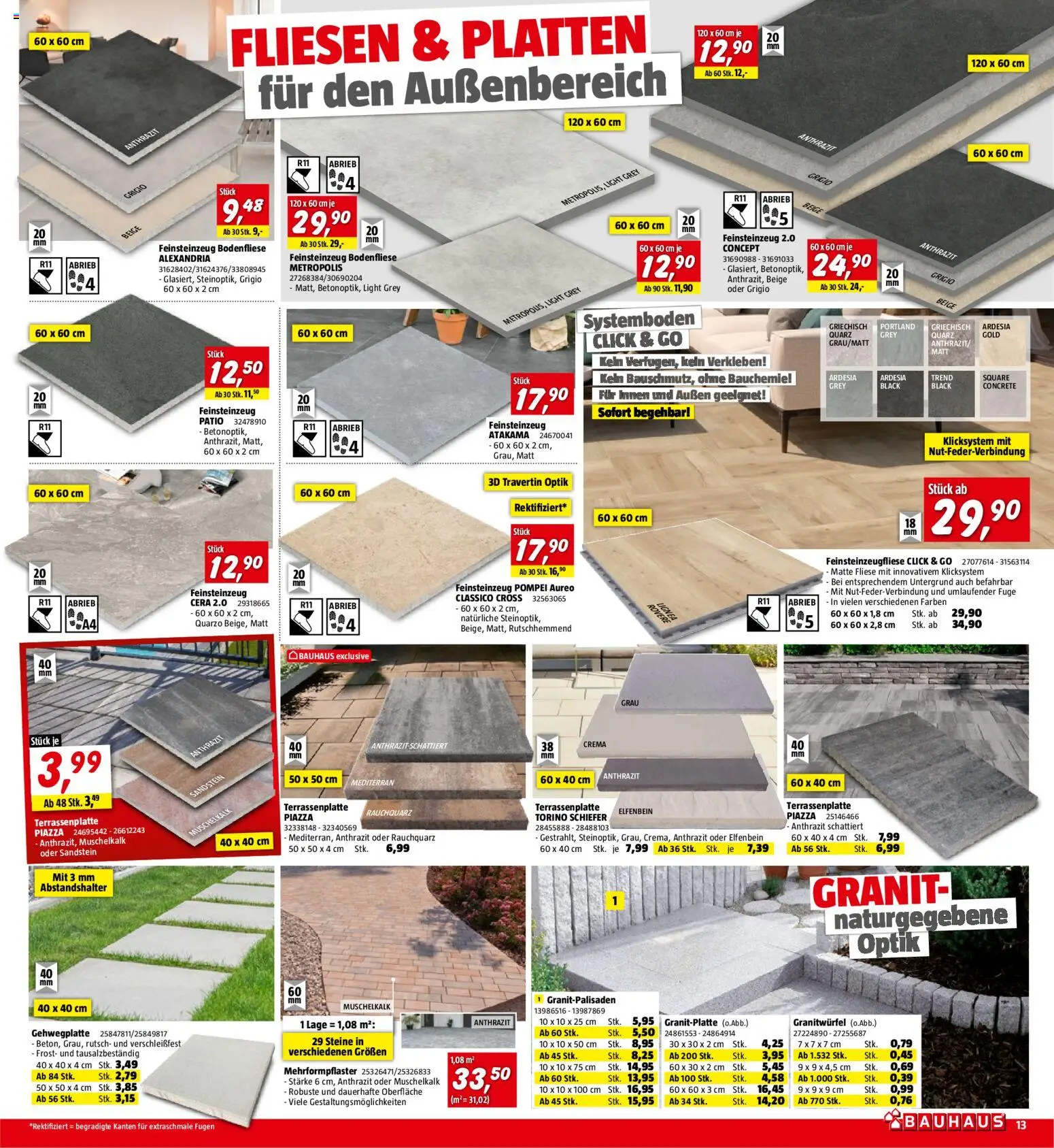 Bauhaus Prospekt aktuell gültig ab 29.04.2026 | Seite: 13