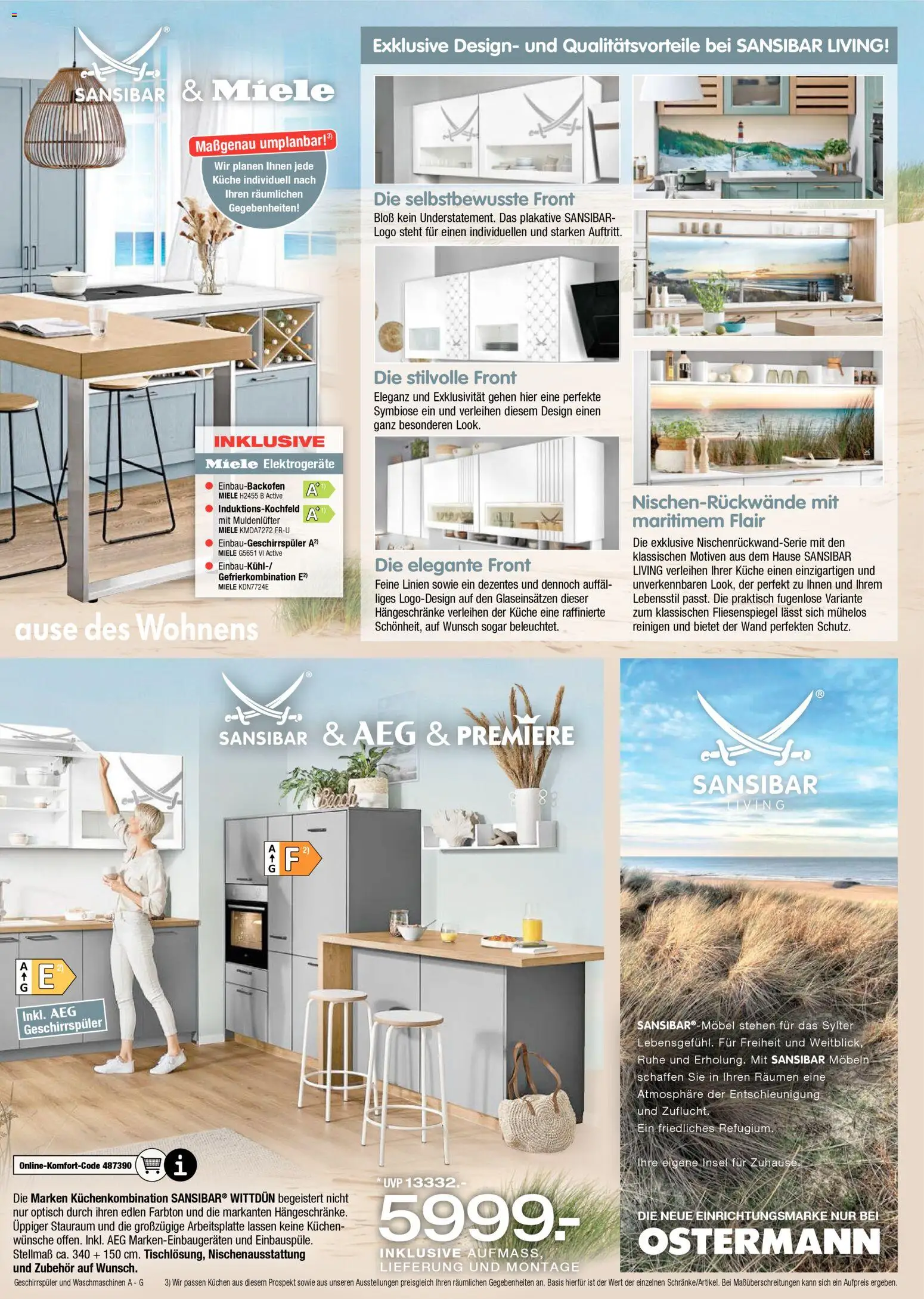 Ostermann Küchen Spezial – gültig ab 06.03.2026 | Seite: 7 | Produkte: Miele, AEG, Küche, Kuchen