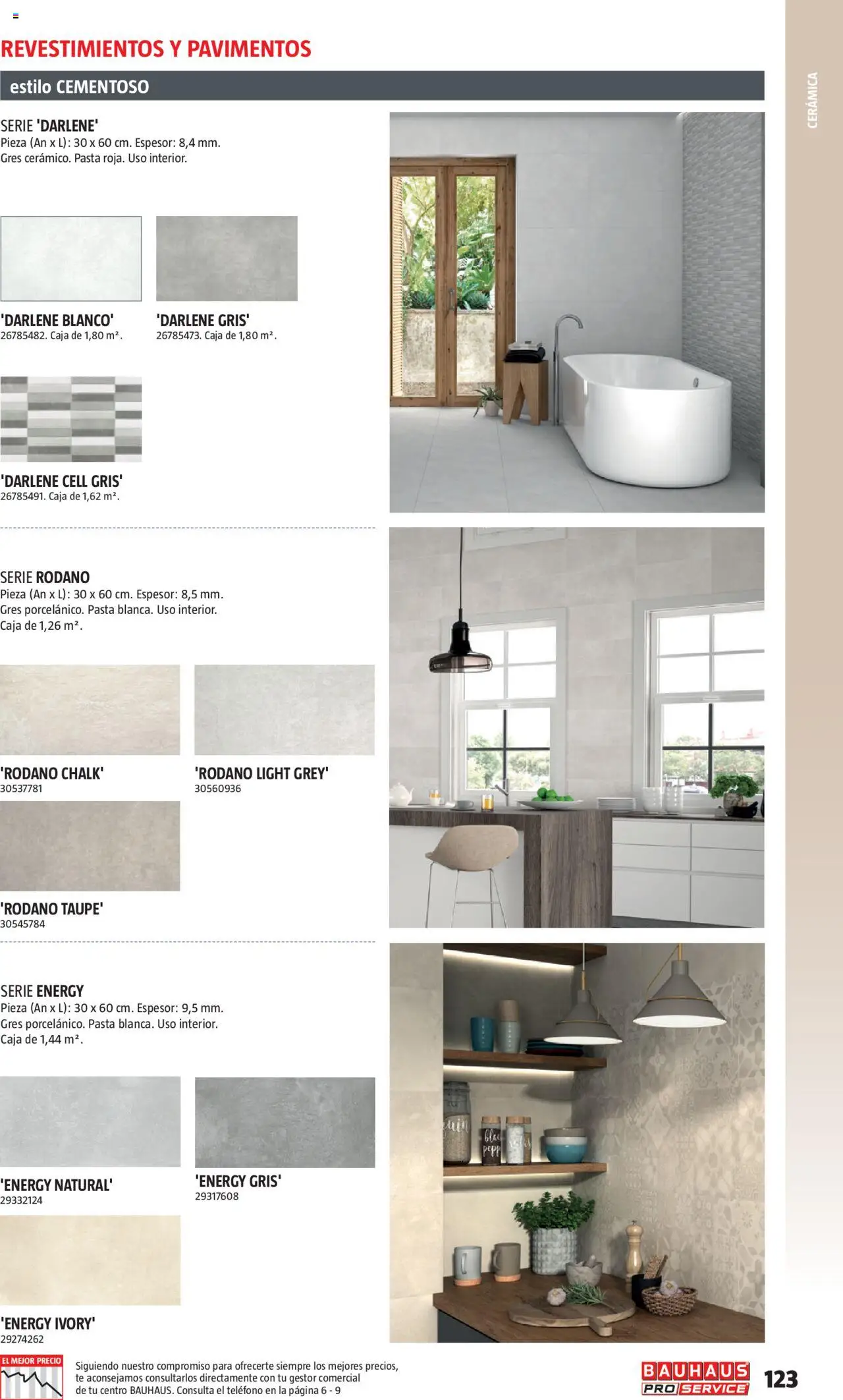 Bauhaus - ProService  │ válido desde el 24.02.2025 | Página: 123 | Productos: Pasta, Té, Teléfono, Caja