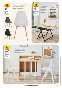 Pré-visualização (1) MESA CONVERTÍVEL C/2 CADEIRAS KASA, Mesa convertível com 2 cadeiras KASA, REF.: 8452119 válido de 14.10.2025 | Página: 15