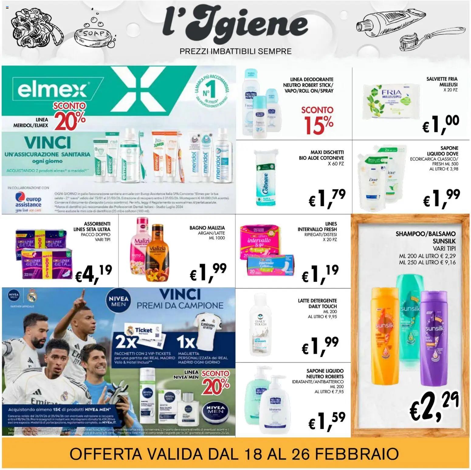 Volantino Coal del 18.02.2026 | Pagina: 20 | Prodotti: Sapone, Deodorante, Latte, Bagno