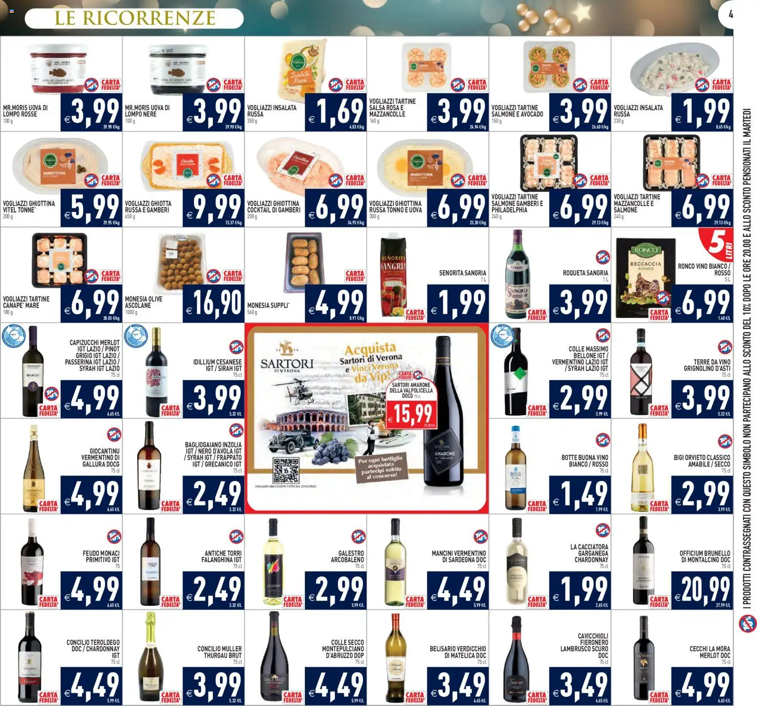 Volantino PIM Supermercati del 27.12.2025 | Pagina: 4 | Prodotti: Gamberi, Mazzancolle, Salsa, Tonno