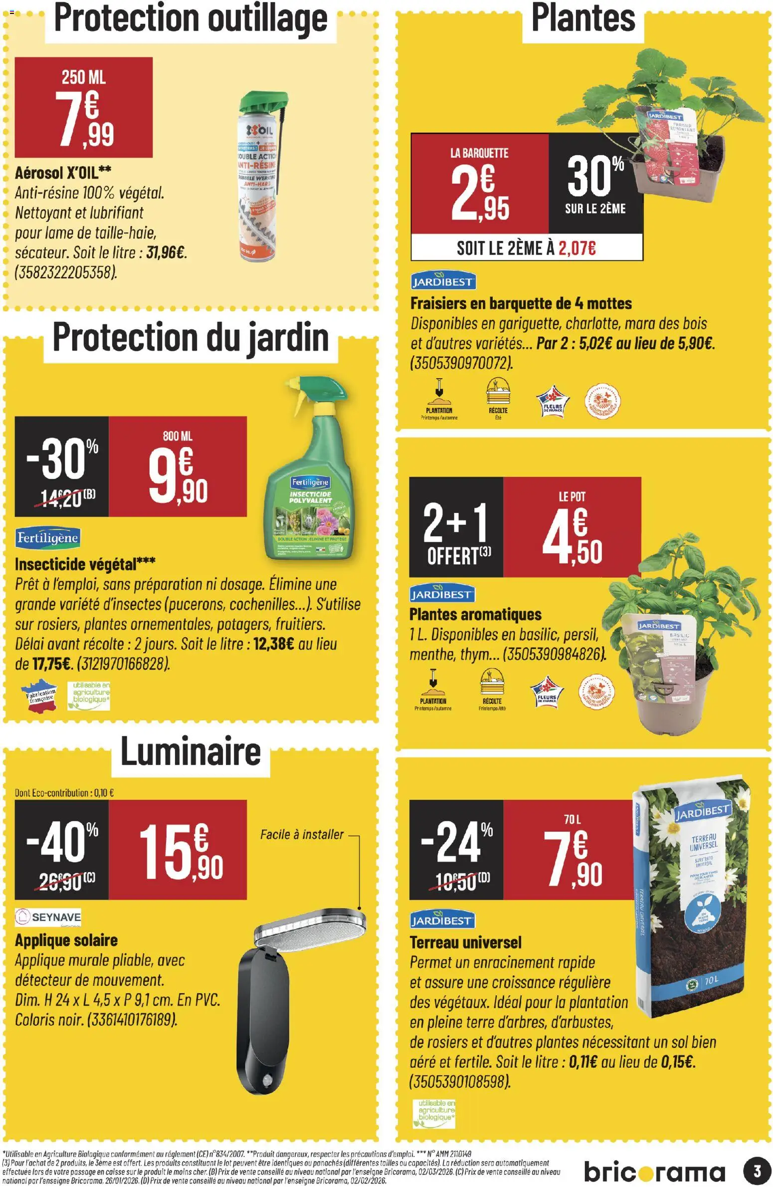 {H1} | Page: 3 | Produits: Terreau Universel, Plantes, Terreau, Fraisier