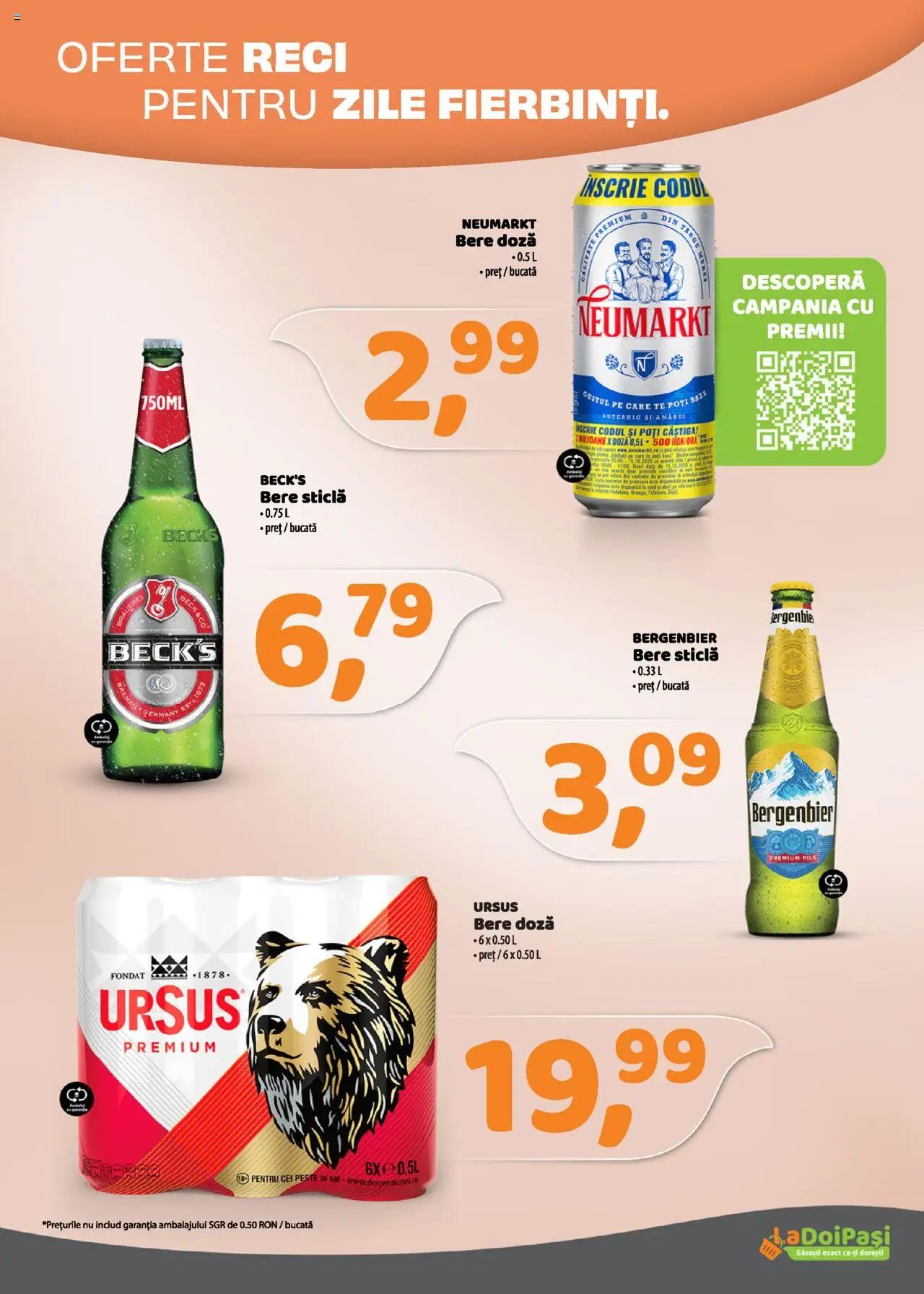 Catalog LaDoiPași – valabil de la 01.08.2025 | Pagină: 13 | Produse: Bere, Pește, Plastik Kulübe