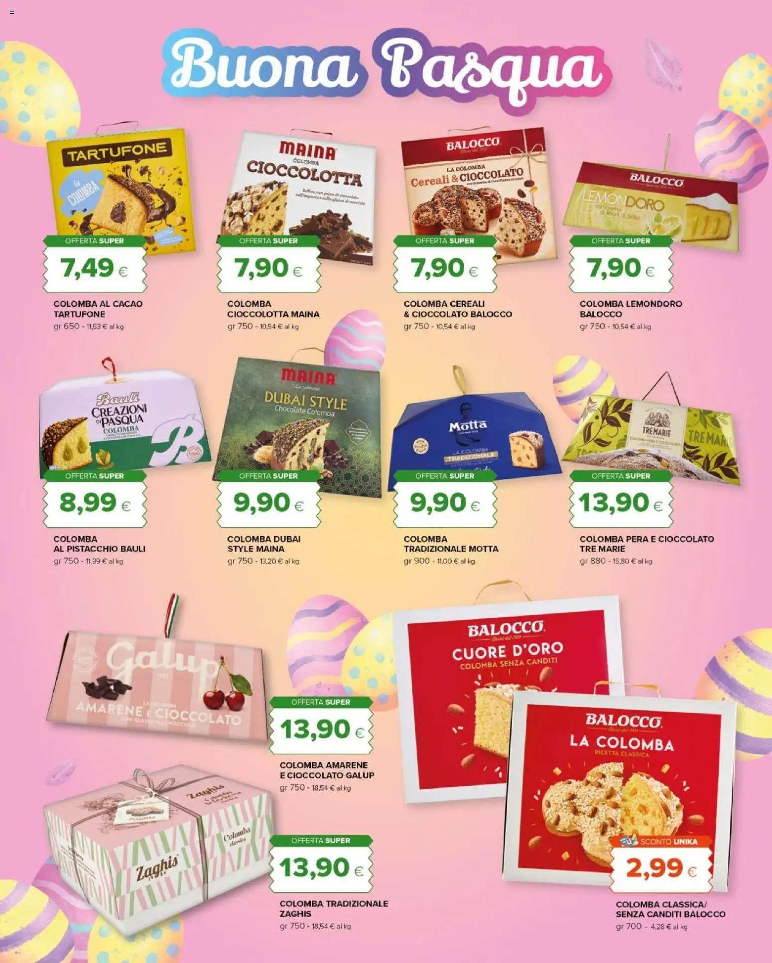 Volantino Tigre del 25.03.2026 | Pagina: 3 | Prodotti: Cioccolato, Cereali, Nocciole, Pera