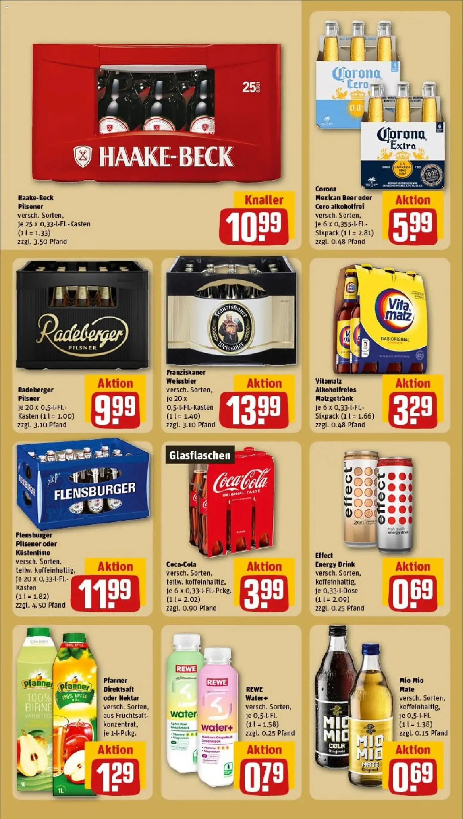 Rewe prospekt Verden	 – gültig ab 29.12.2025 | Seite: 18 | Produkte: Cola, Weißbier, Äpfel, Birne