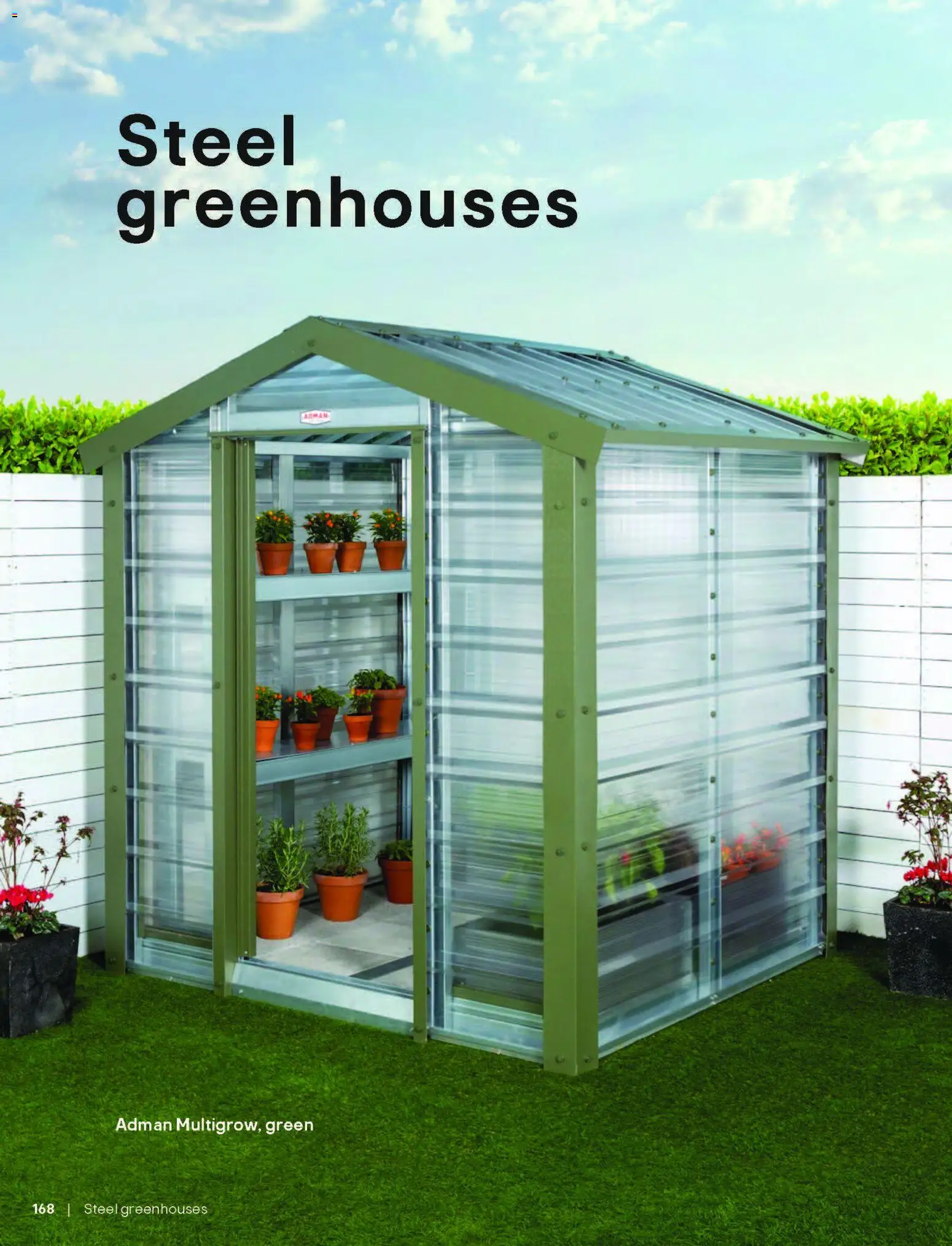 {H1} | Page: 163 | Products: Tall wall greenhouse