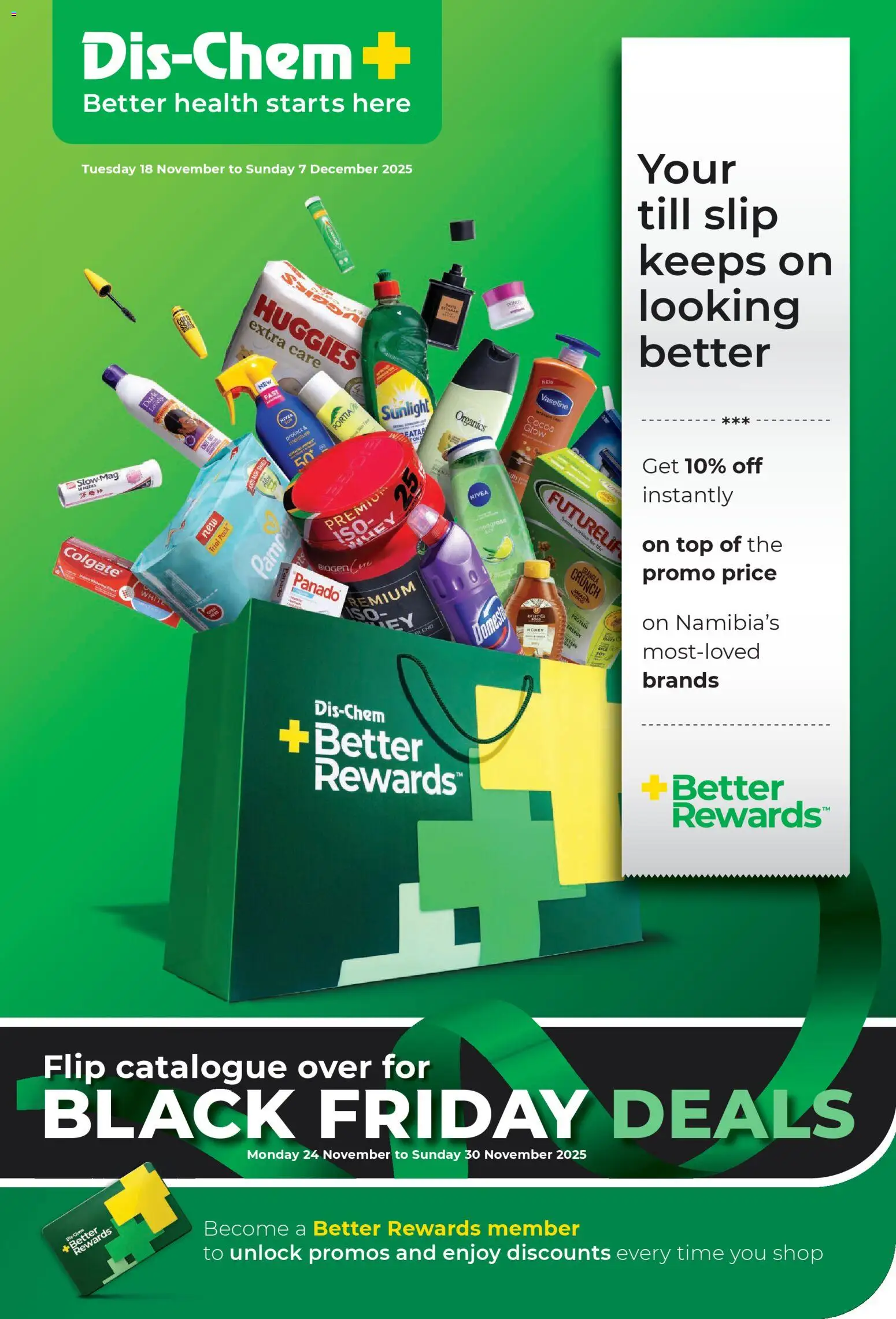 New Dis-Chem catalogue – valid from 24.11.2025 | Page: 1 | Products: Detergente líquido