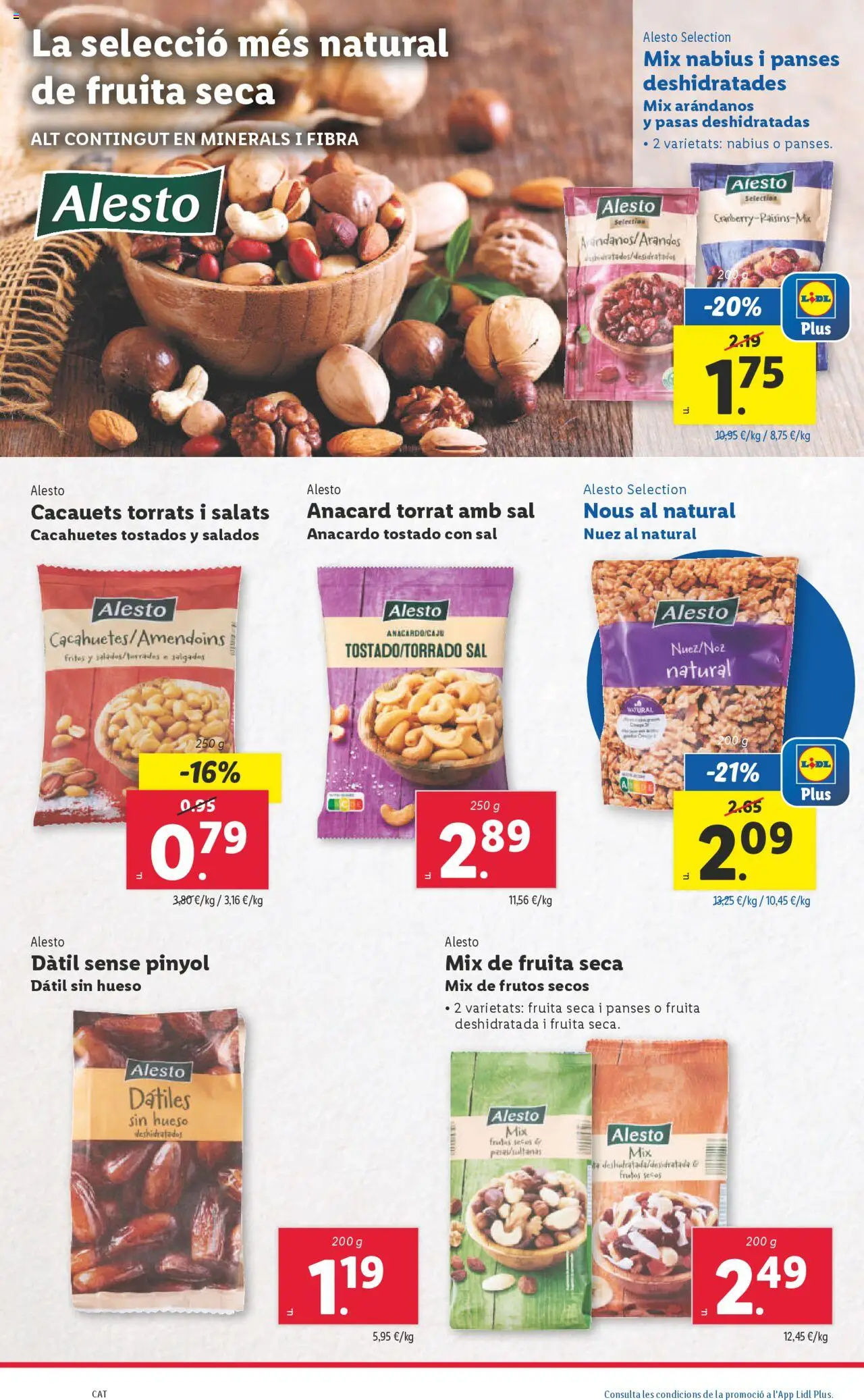 Lidl catálogo BCN │ válido desde el 02.06.2025 | Página: 10 | Productos: Frutos secos