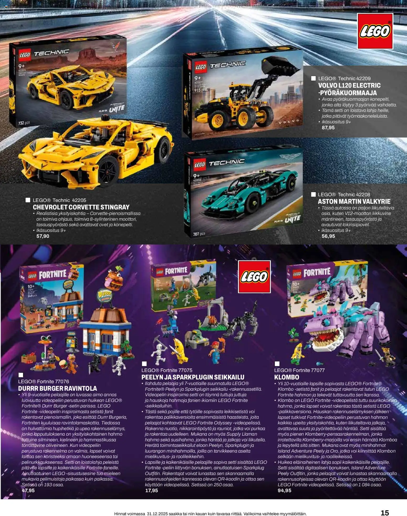 Minimani - Lelulehti 2025 – voimassa 12.11.2025 alkaen | Sivu: 15 | Tuotteet: Voi, PC