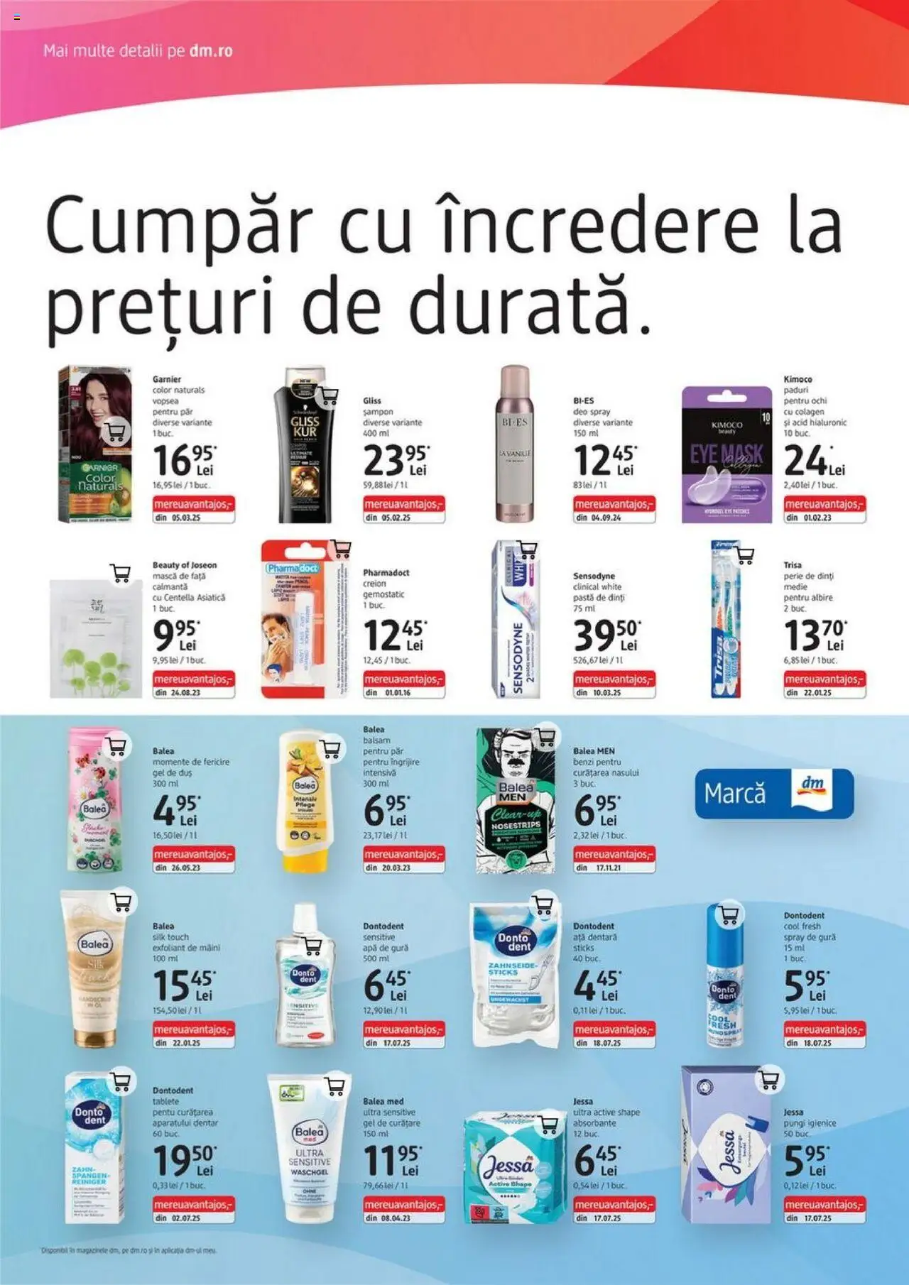 Noul catalog DM drogeriemarkt – valabil de la 18.09.2025 | Pagină: 2 | Produse: Duș, Șampon, Deodorant, Absorbante