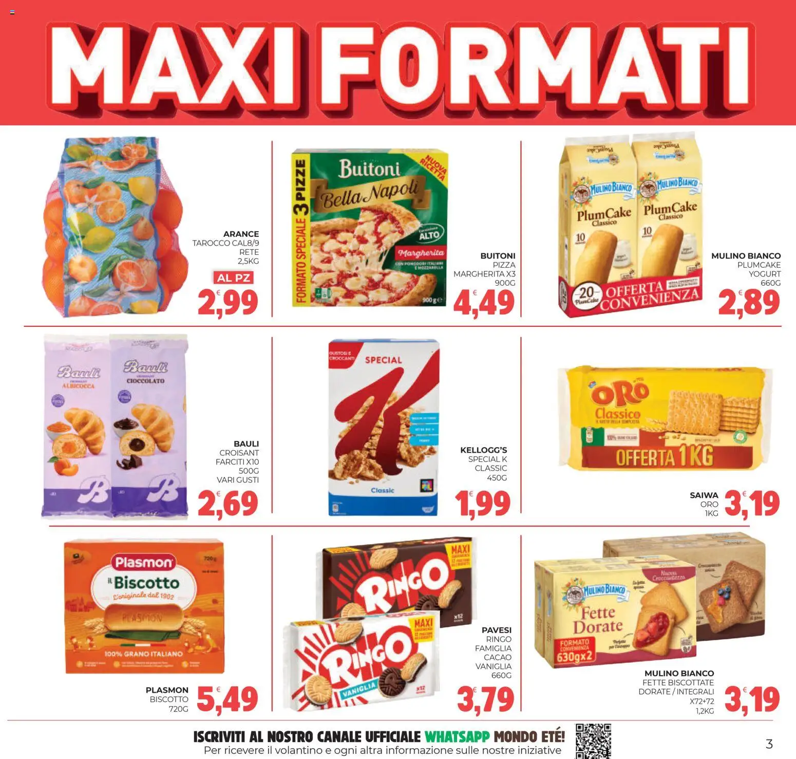 Volantino Eté del 27.02.2026 | Pagina: 3 | Prodotti: Yogurt, Pizza, Plumcake, Fette biscottate