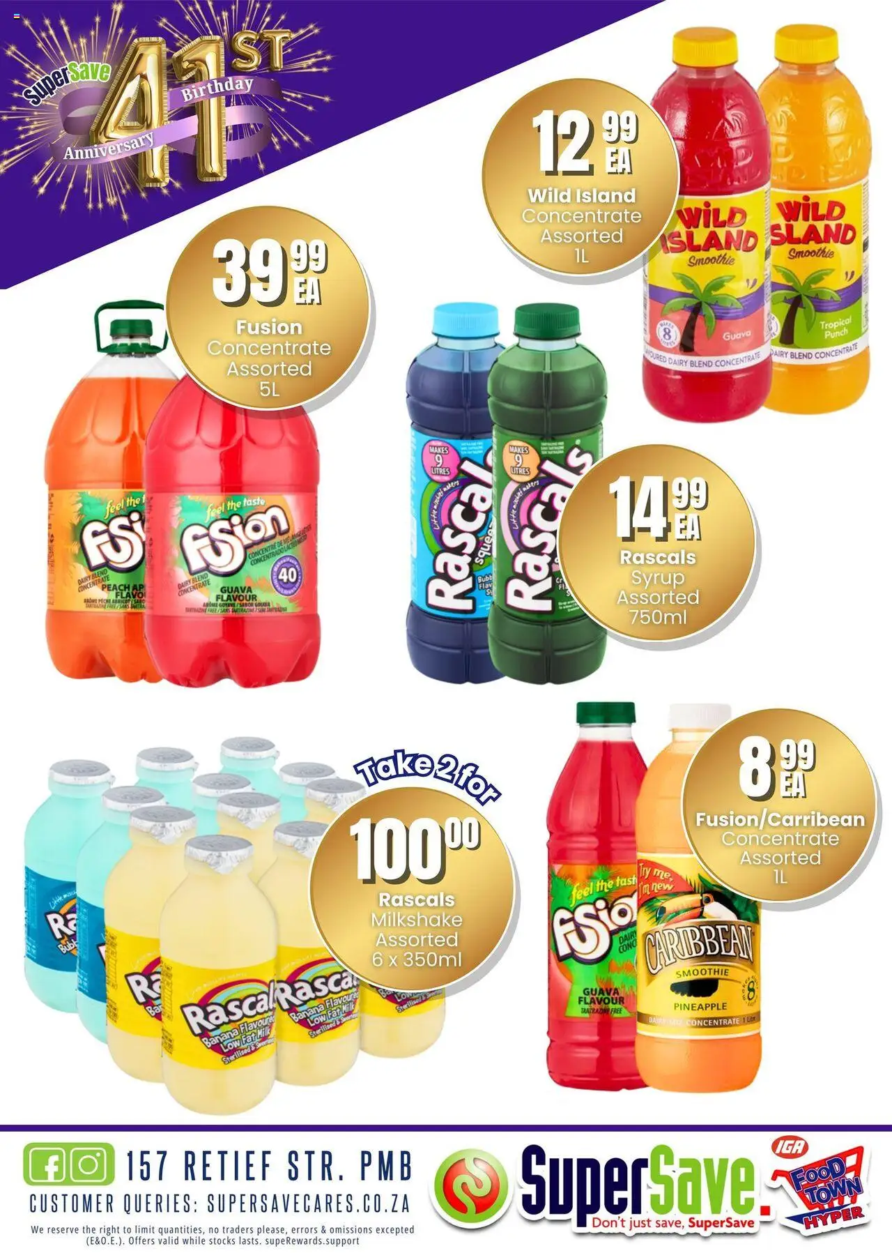 New Super Save catalogue – valid from 16.09.2025 | Page: 32 | Products: Milk, Pineapple, Syrup, Dairy blend