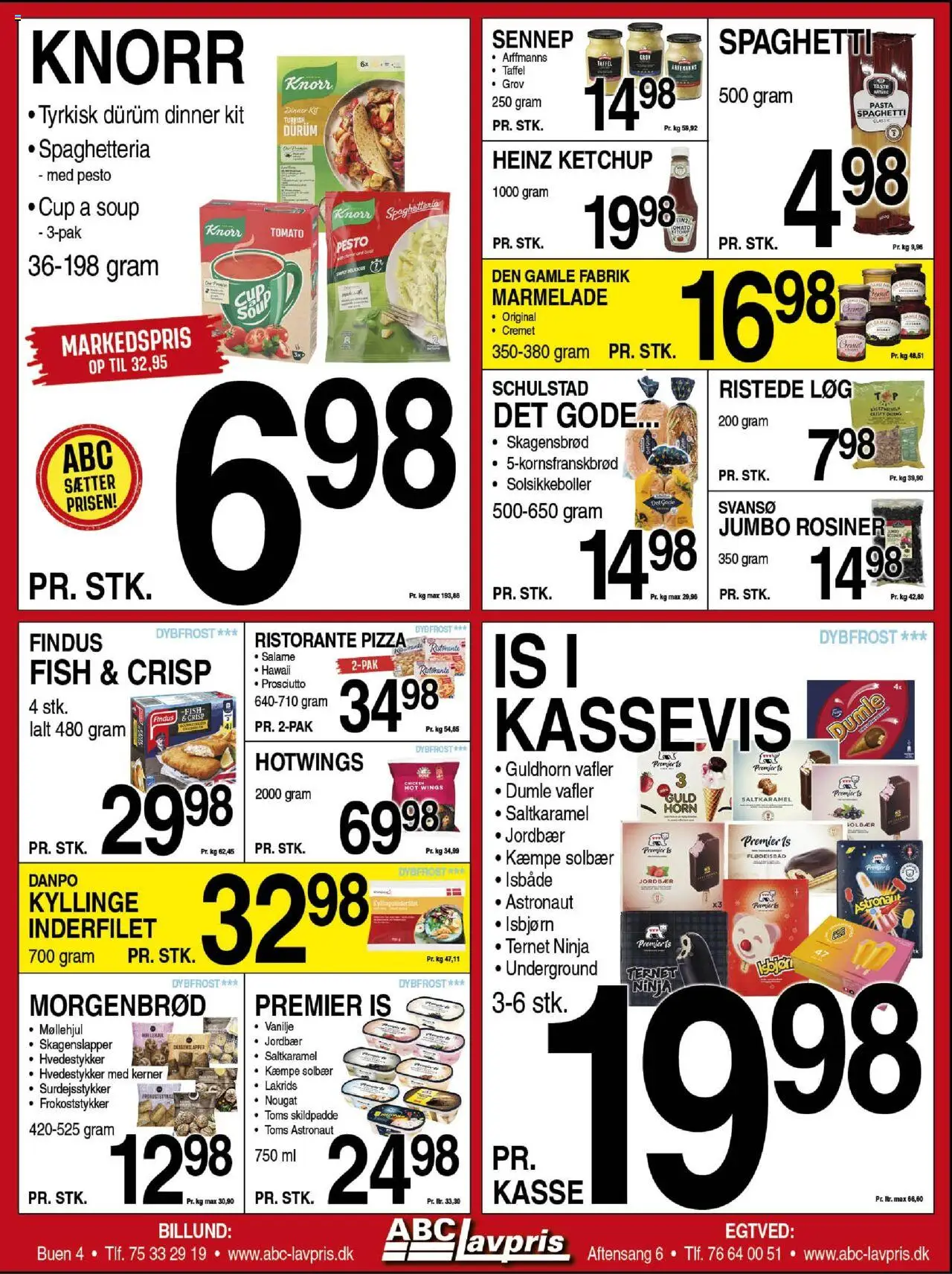 Abc Lavpris Tilbudsavis gyldig fra 13.08.2025 | Side: 5 | Produkter: Pizza, Pasta, Lakrids, Vanilje