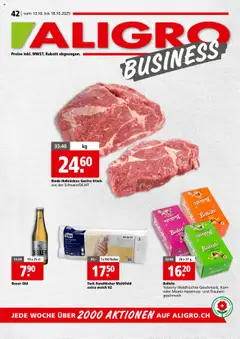 Aligro Businesskunden Chavannes, Matran, Genf, Sitten ab 13.10.2025 gültig