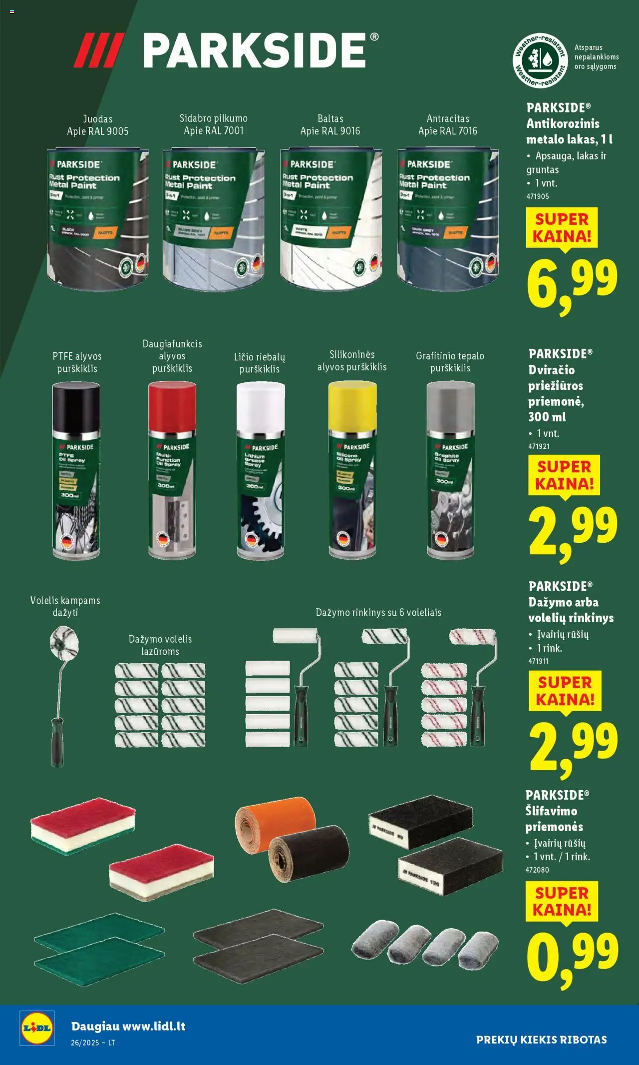 LIDL leidinys - Ne maisto prekių pasiūlymai│galioja nuo 23.06.2025 | Puslapis: 12