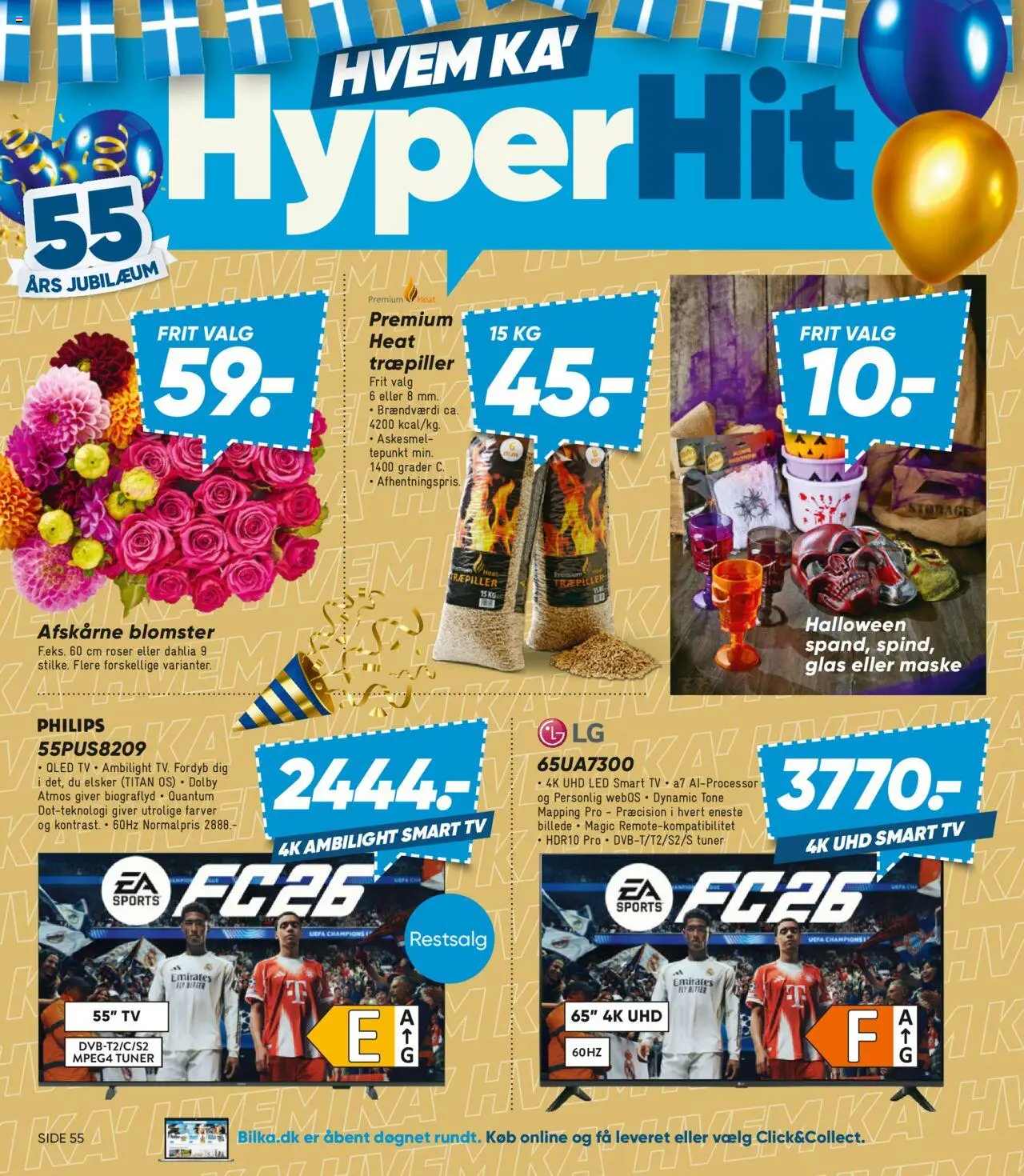Bilka tilbudsavis – gyldig fra 03.10.2025 | Side: 2 | Produkter: Maske, Smart TV, TV