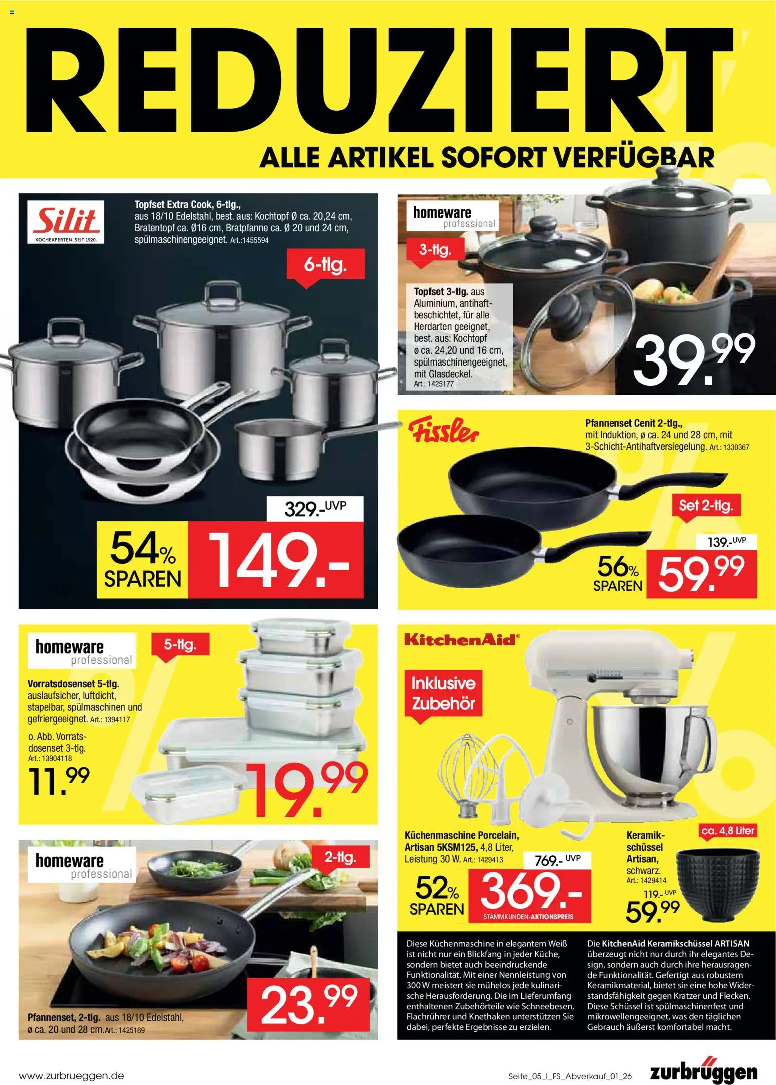Zurbrüggen Abverkauf Fachsortimente – gültig ab 16.03.2026 | Seite: 5