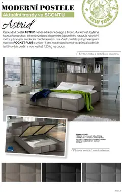 Náhled letáku Sconto nábytek katalog - Ložnice od 01.01.2025 | Strana: 6 | Produkty: Postele, Postel, Matrace, Rošt