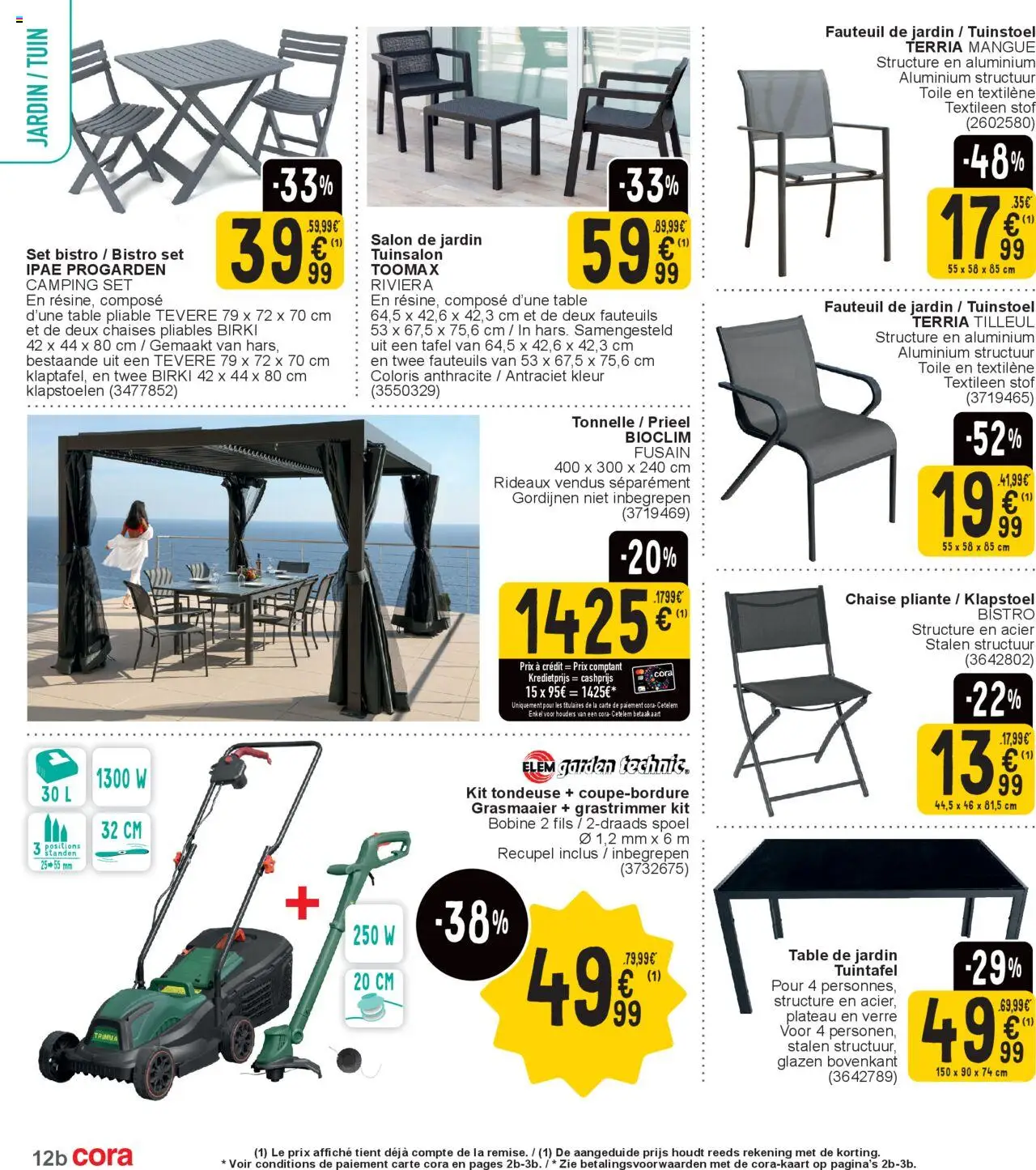  | Pagina: 12 | Producten: Fauteuil, La, Tafel, Tondeuse