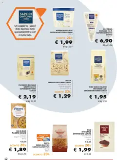 Anteprima del volantino PECORINO ROMANO D.O.P. SAPORI&DINTORNI CONAD, 300 g valido a partire dal 08.10.2025 | Pagina: 12