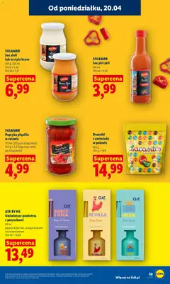 Pogląd oferty "AIR BY W5 Odświeżacz powietrza z patyczkami, 90 ml sangria & berries, orange blossom lub ocean breeze" - ważna od 20.04.2026 | Strona: 59 | Produkty: Odświeżacz, Czekolady, Odświeżacz powietrza, Papryka