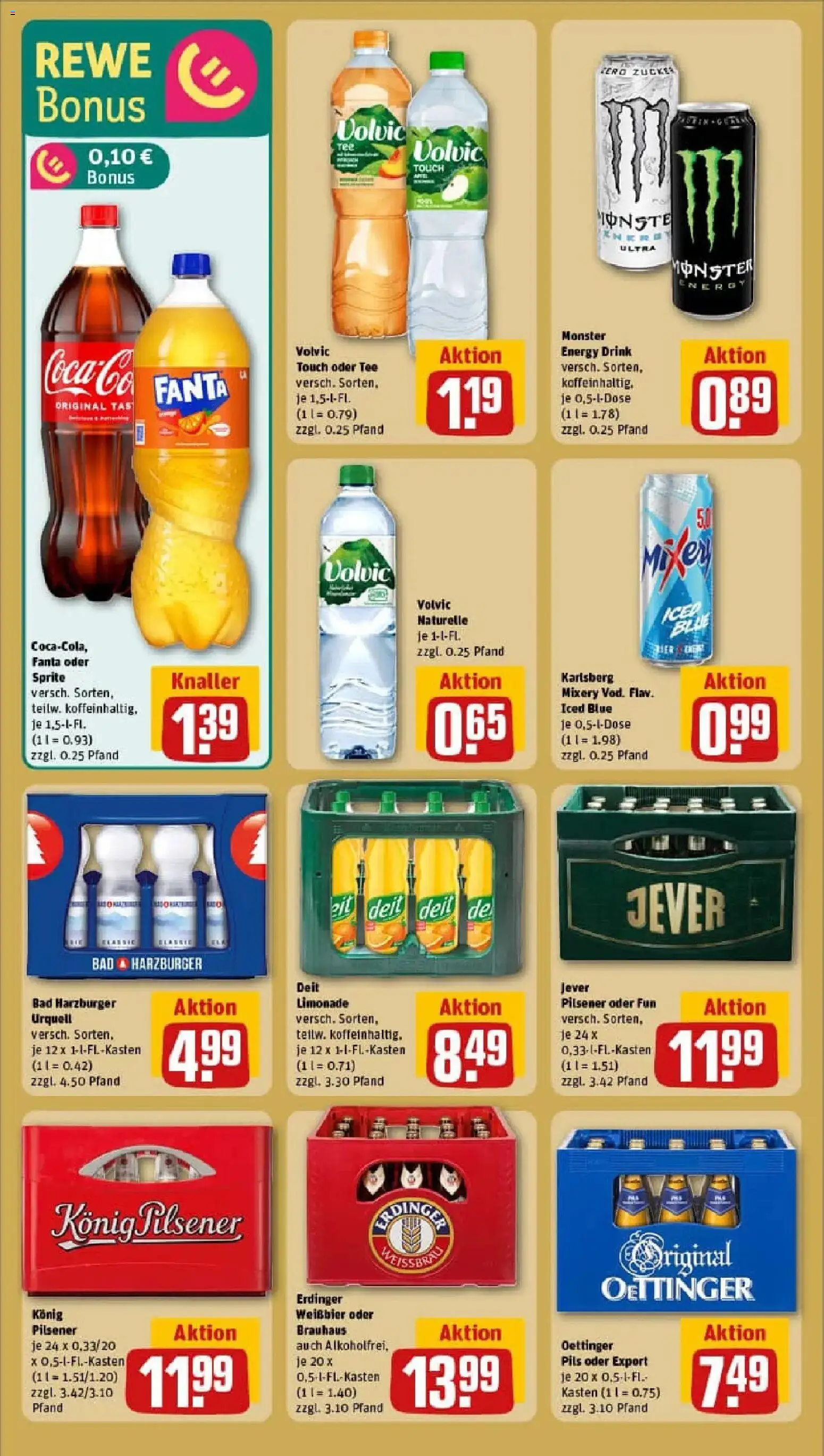 Rewe prospekt Wietze	 – gültig ab 11.01.2026 | Seite: 22 | Produkte: Sprite, Erdinger, Limonade, Tee