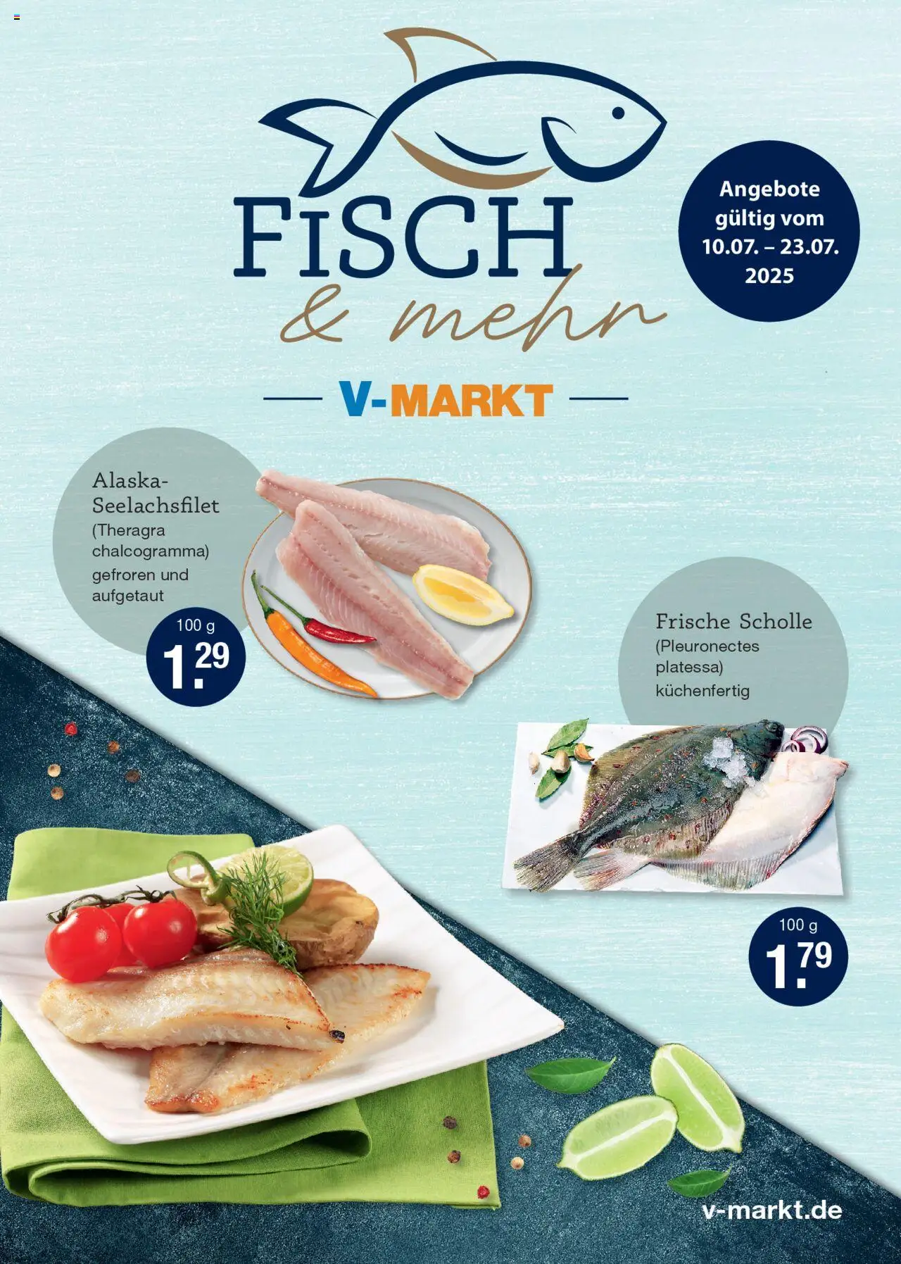 V-Markt  Fischangebote München - gültig ab dem 10.07.2025 | Seite: 1 | Produkte: Fisch