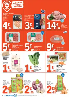 Pré-visualização E.Leclerc folheto válido de 27.11.2025 | Página: 30 | Produtos: Camarão, Carne picada, Salmão, Sopa