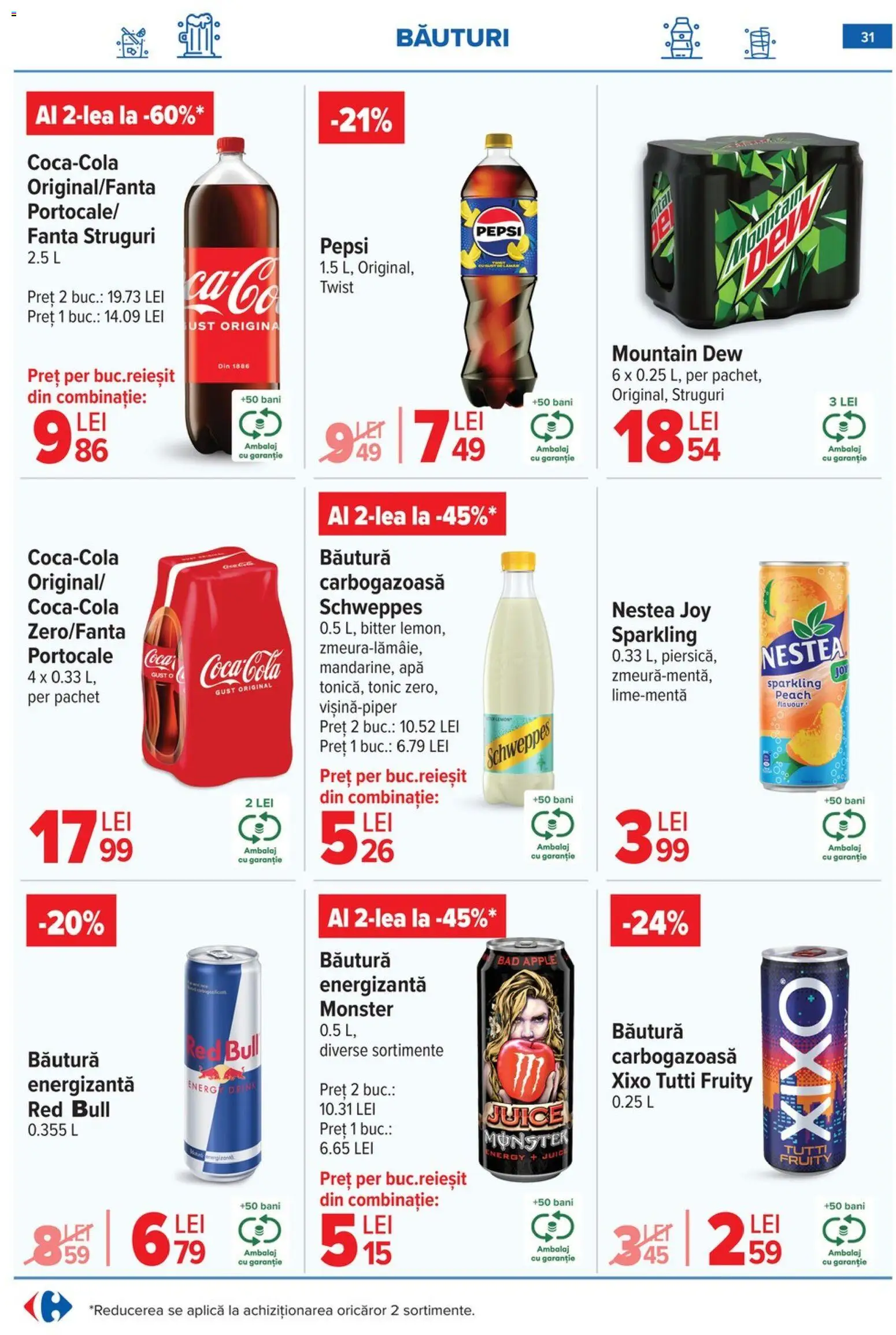 Noul catalog Carrefour – valabil de la 15.04.2026 | Pagină: 32 | Produse: Struguri, Köpek Sabunu, Apple, Apă