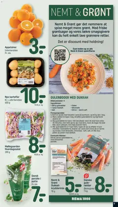 Nye kartofler, KI. I, udenlandske 650 g gyldig fra 22.03.2026 | Side: 9 | Produkter: Appelsiner, Kartofler, Peber, Persille