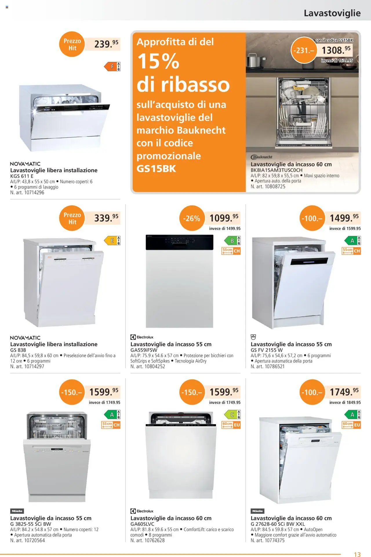 Fust Aktionen IT – gültig ab 20.10.2025 | Seite: 13 | Produkte: Miele