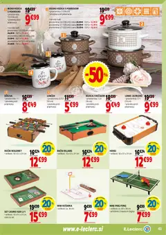 E.leclerc katalog akcije – veljaven od 28.01.2026 | Stran: 41 | Izdelki: Prevleka, Mleko