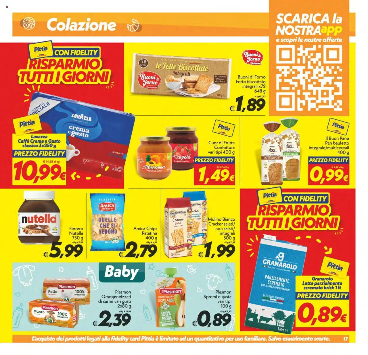 Volantino SuperConveniente del 12.09.2025 | Pagina: 17 | Prodotti: Pane, Pollo, Forno, Fette biscottate