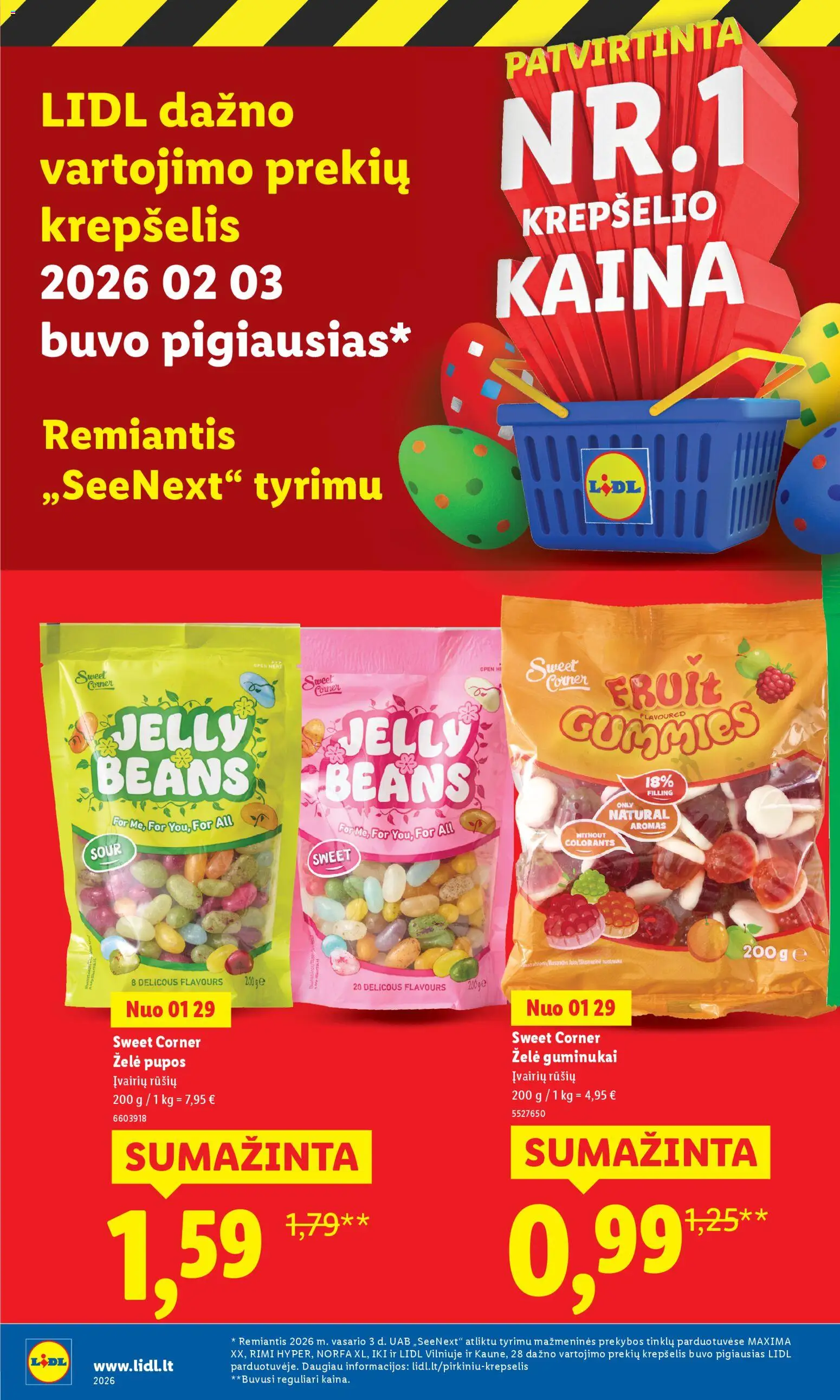 LIDL akcijos nuo 09.03.2026 | Puslapis: 20 | Prekių: Krepšelis, Guminukai