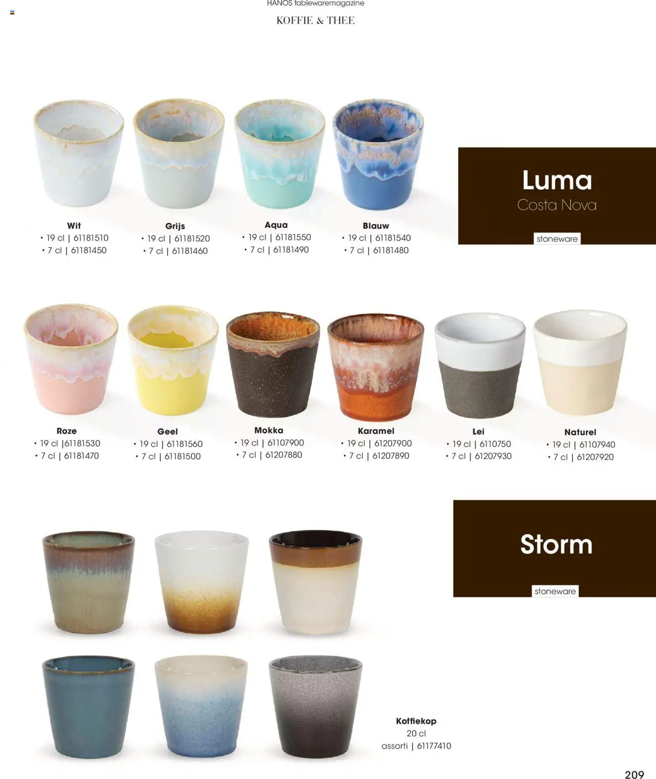  | Pagina: 209 | Producten: Koffie, Thee