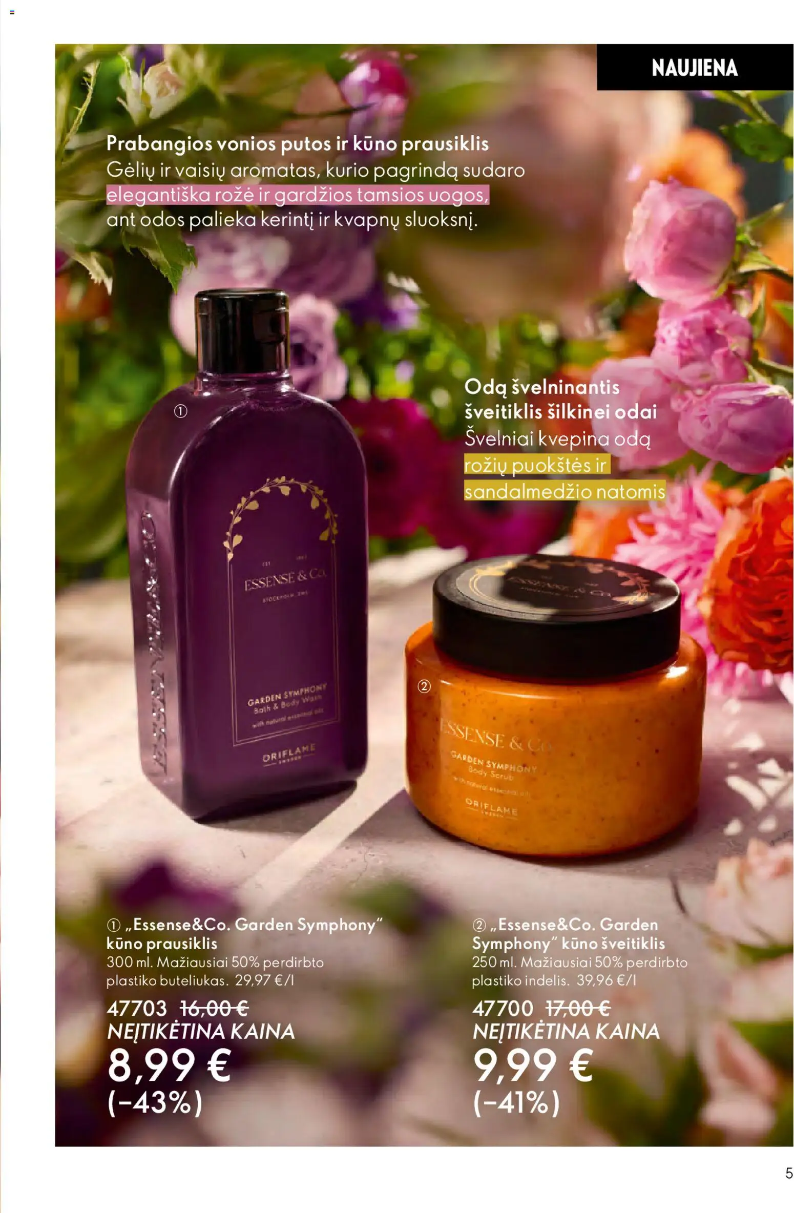 Oriflame akcijos nuo 01.04.2026 | Puslapis: 5 | Prekių: Šveitiklis, Vonios putos, Prausiklis