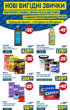 Metro акції дійснийкції з 13.08.2025