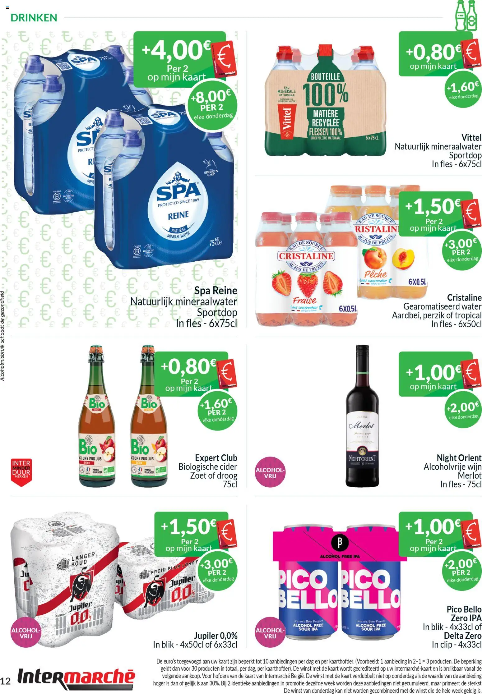 {H1} | Pagina: 12 | Producten: Fles, Mineraalwater, Kaart, Feketeerdő torta