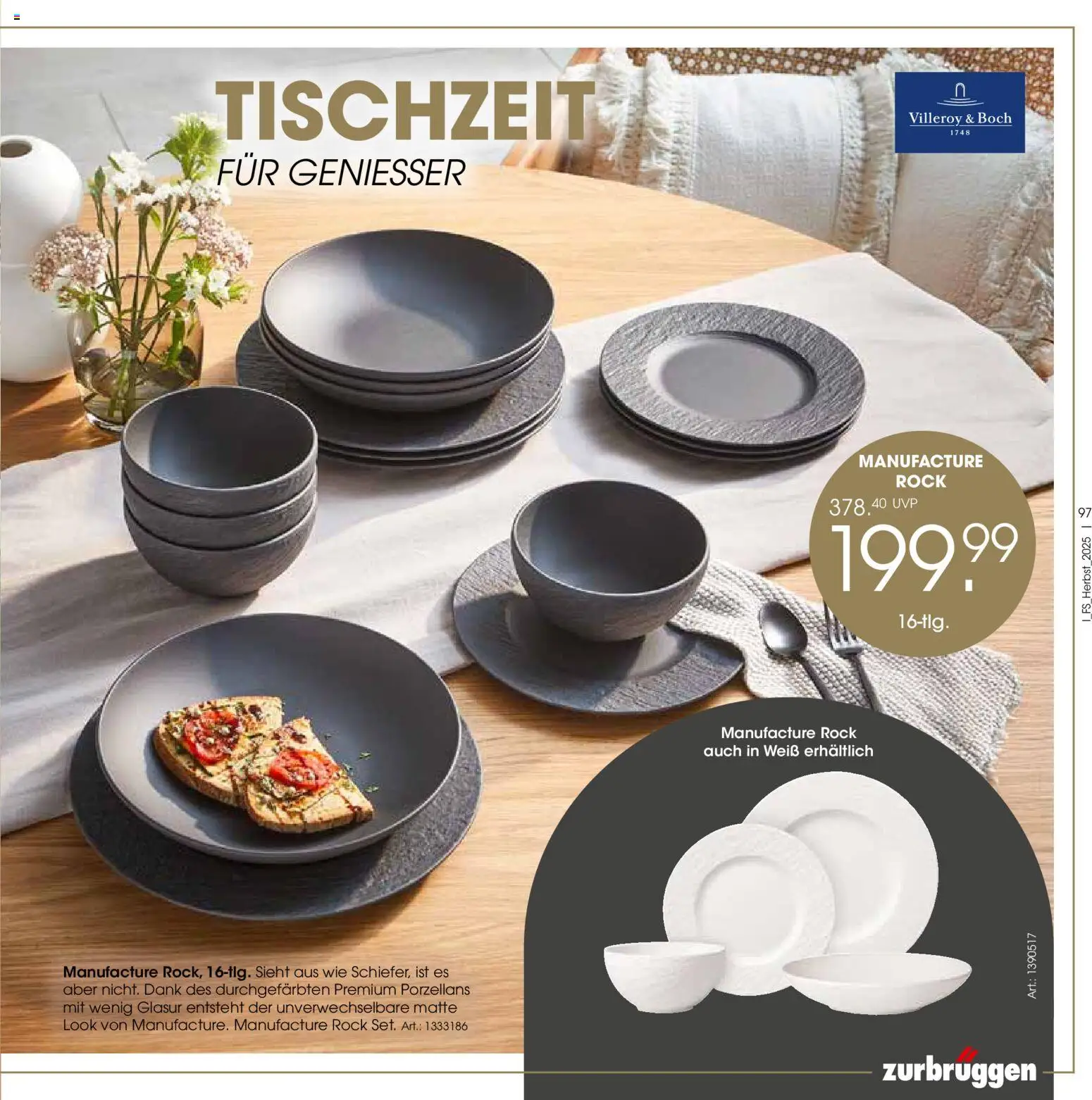 Zurbrüggen Trend-Journal Herbst – gültig ab 21.10.2025 | Seite: 97 | Produkte: Rock