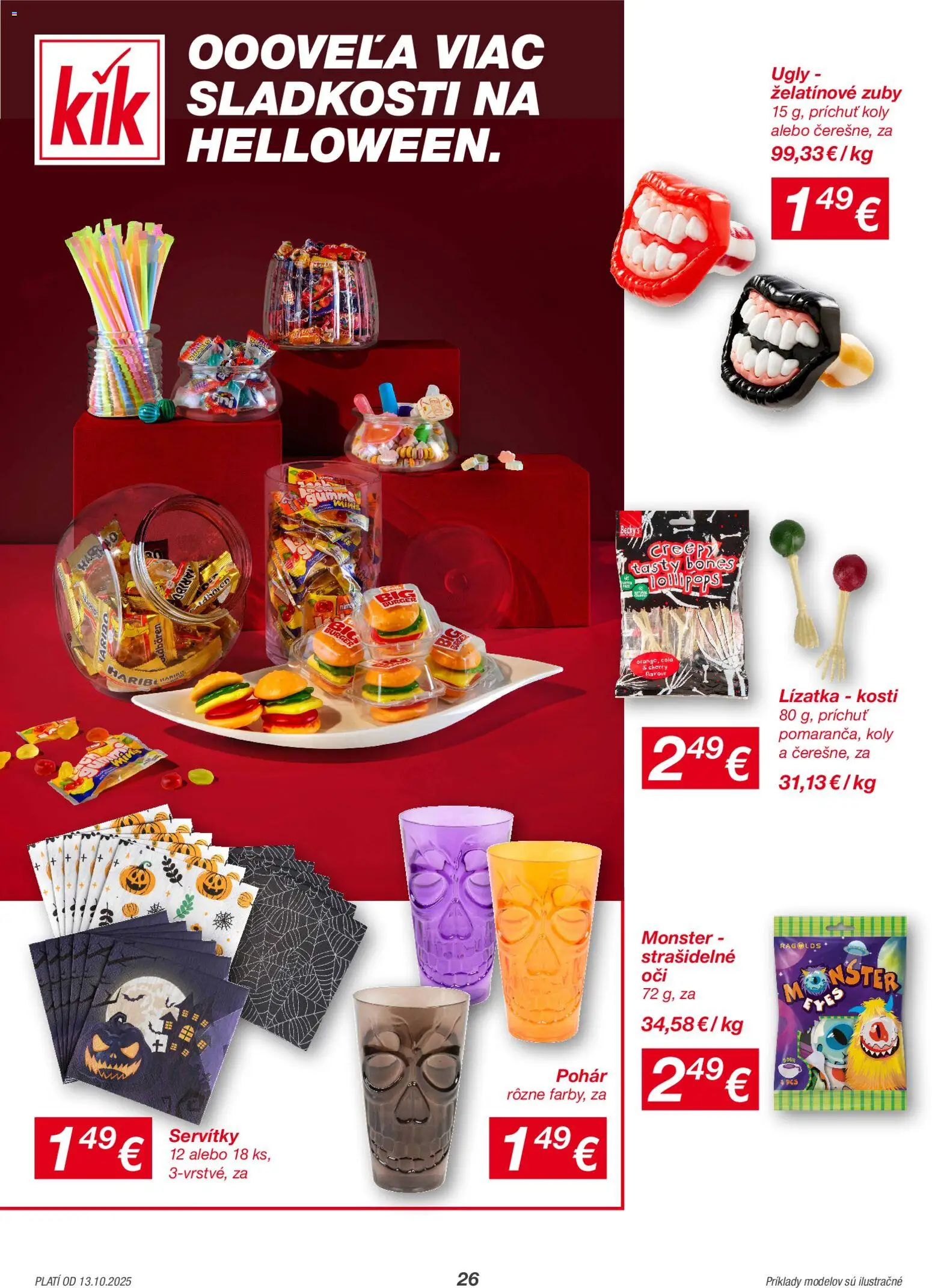 Nové Kik akcie – leták je platný od 13.10.2025 | Strana: 26 | Produkty: Cola