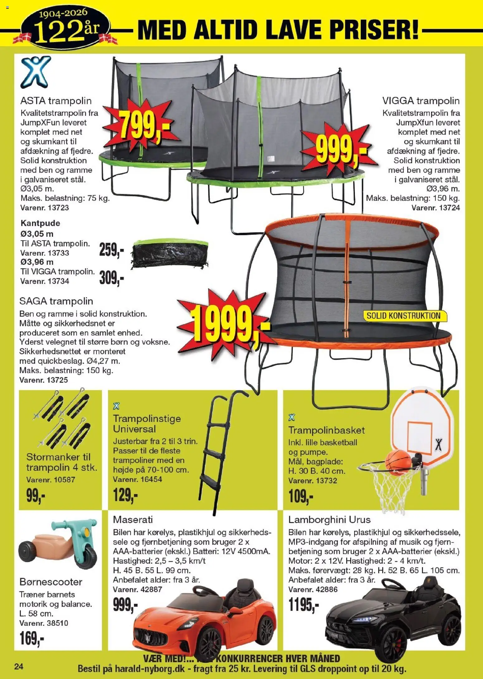 Harald Nyborg tilbudsavis – gyldig fra 09.04.2026 | Side: 24 | Produkter: Søm, Måtte, Batteri
