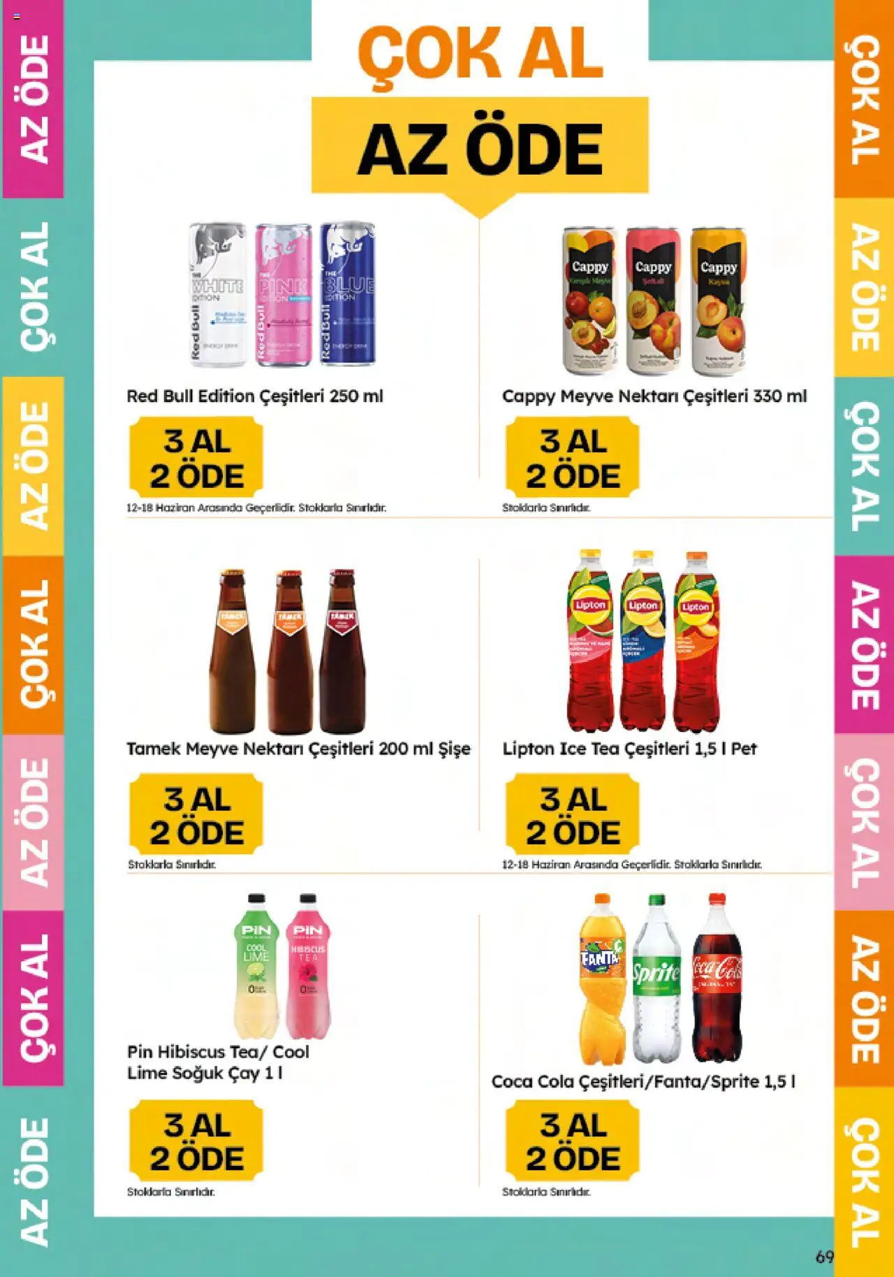 Migros Katalog - 5M Migroskop Dijital - 12.06.2025 tarihinden itibaren geçerlidir | Sayfa: 69 | Ürünler: Meyve, Soğuk çay, Fanta, Ice tea